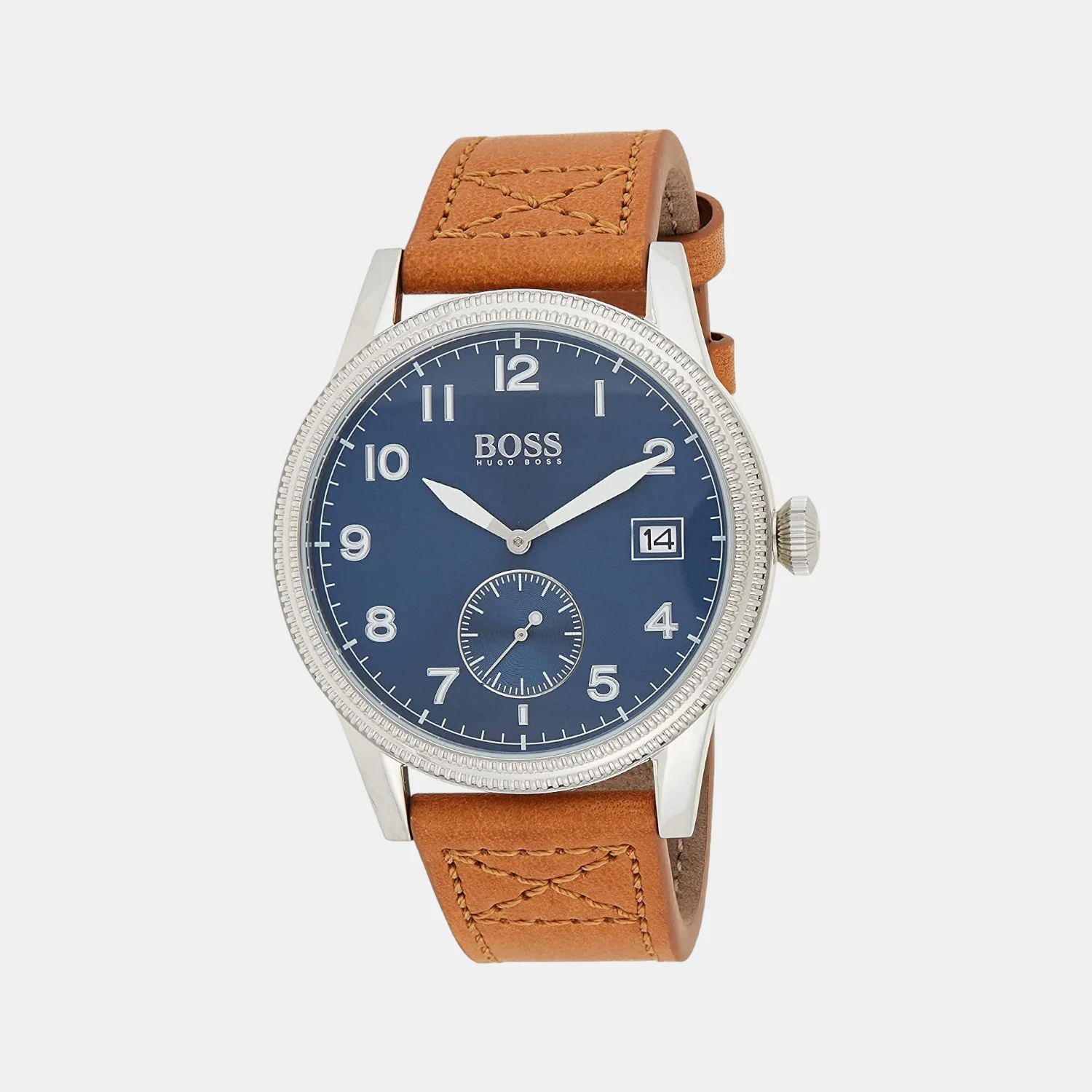 Legacy Men Quartz Blue Dial Analog Leather Watch 1513668