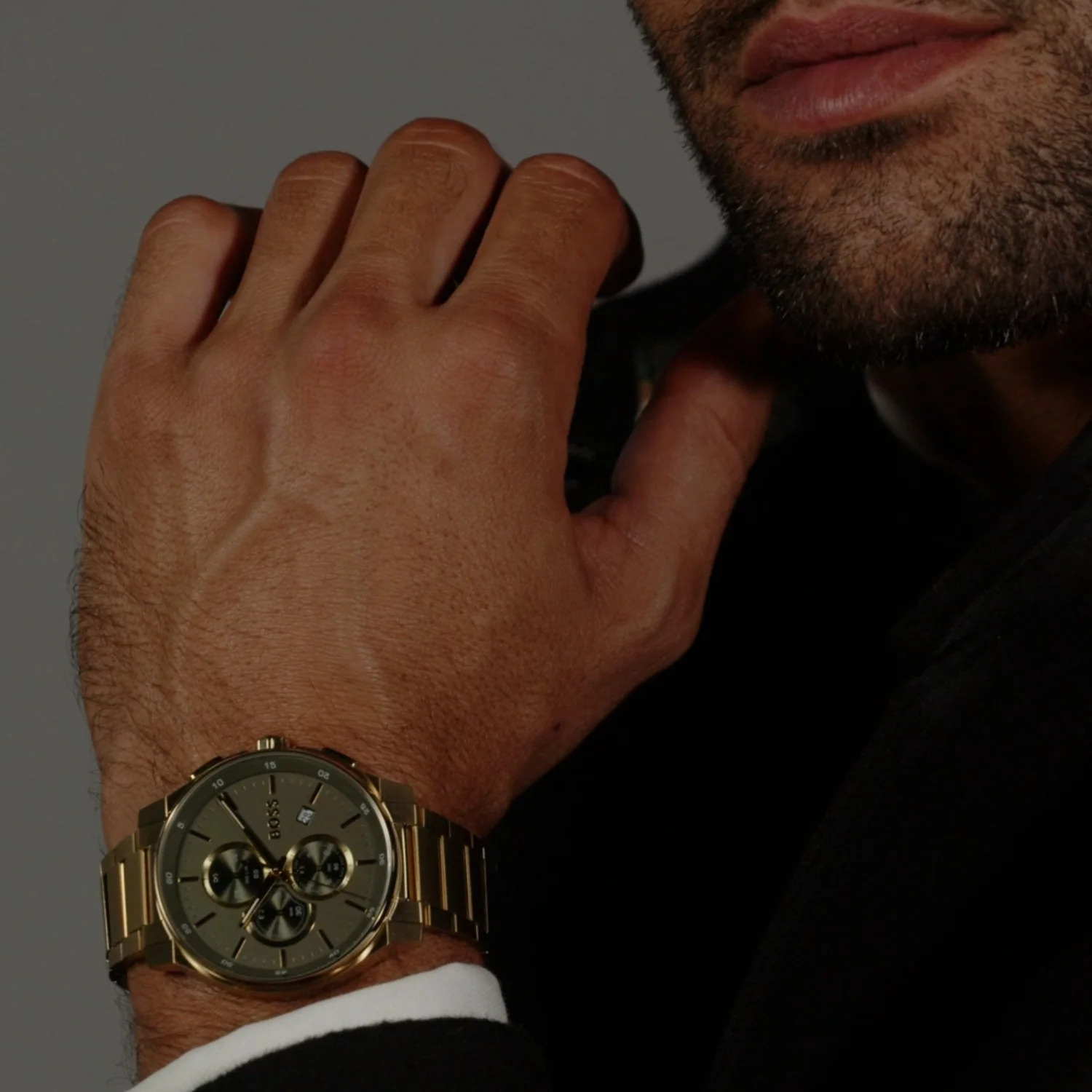 Peak 2.0 Men Quartz Grey Dial Chronograph Stainless Steel Watch 1514190 - Image 5