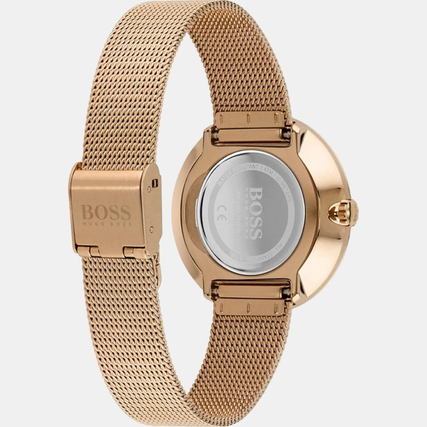 Praise Women Quartz Rose Gold Dial Analog Stainless Steel Watch 1502548 - Image 3