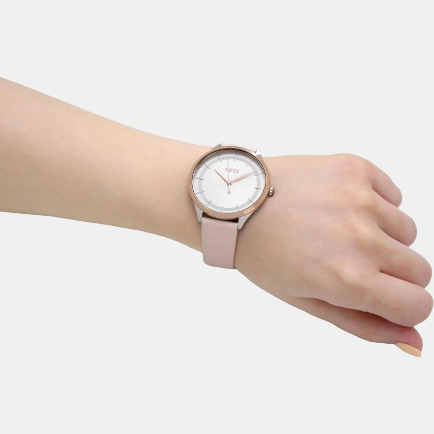 Pura Women Quartz Silver Dial Analog Leather Watch 1502643 - Image 4