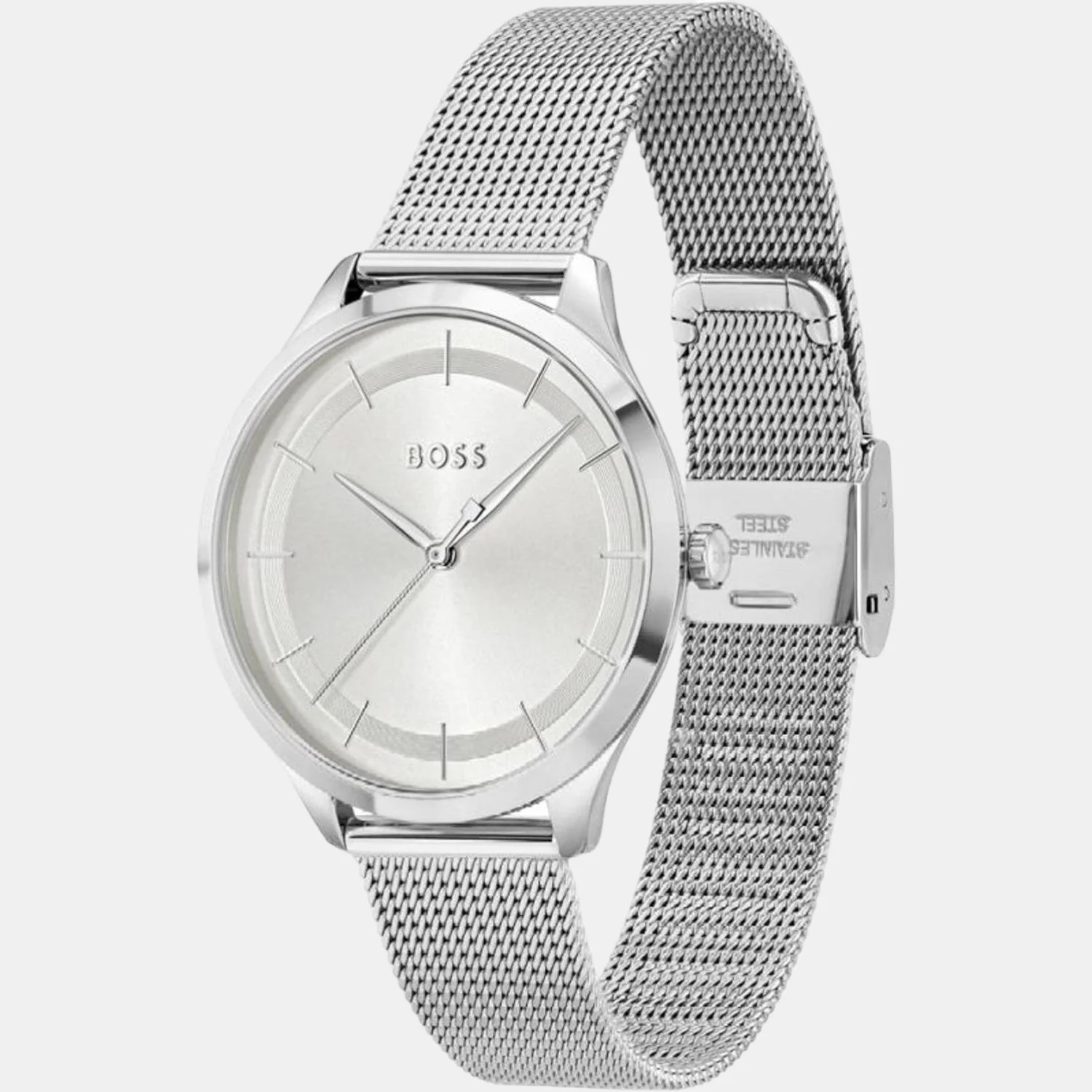 Pura Women Quartz Silver Dial Analog Stainless Steel Watch 1502634 - Image 3