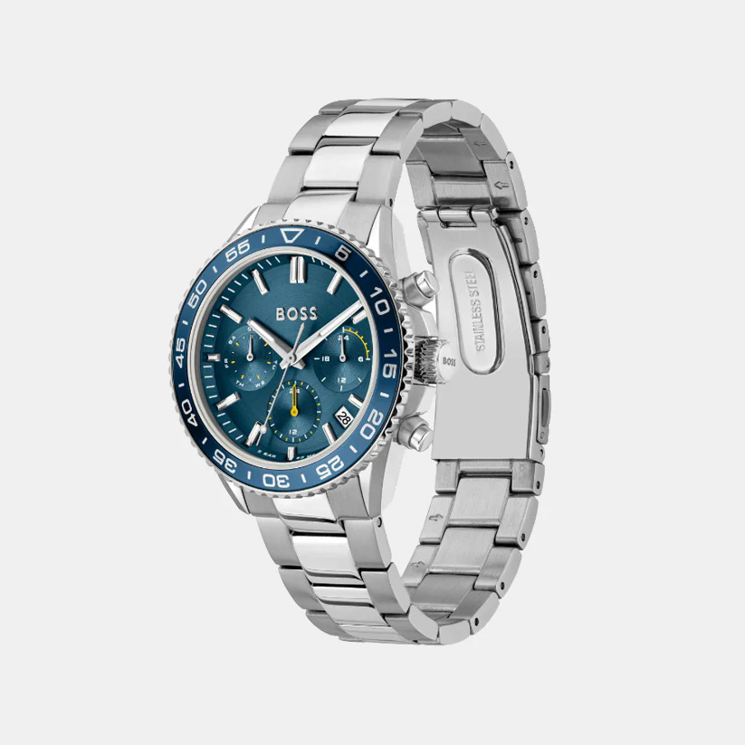 Runner For Her Women Quartz Blue Dial Chronograph Stainless Steel Watch 1502754 - Image 2