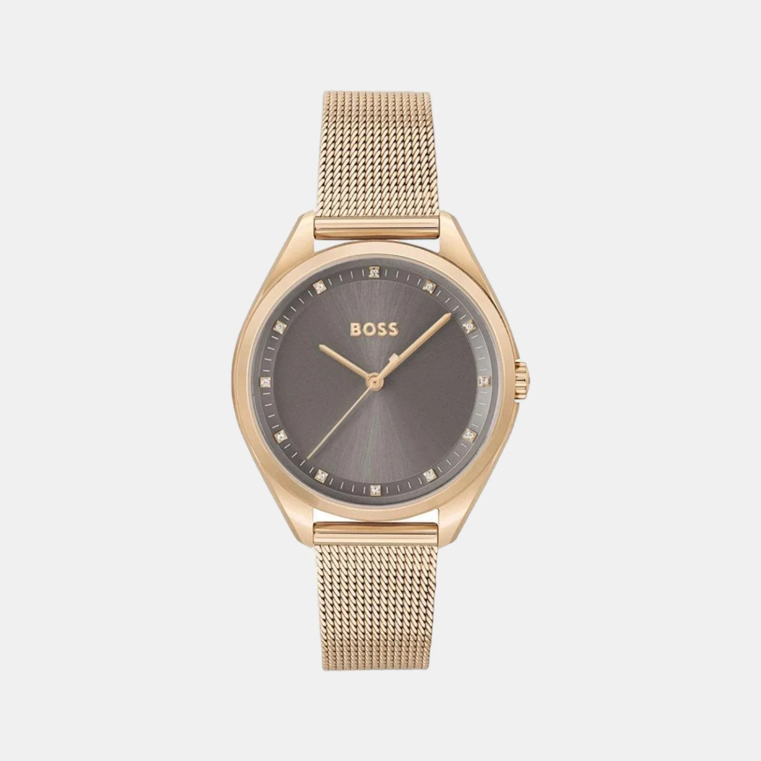 Saya Women Quartz Black Dial Analog Stainless Steel Watch 1502668
