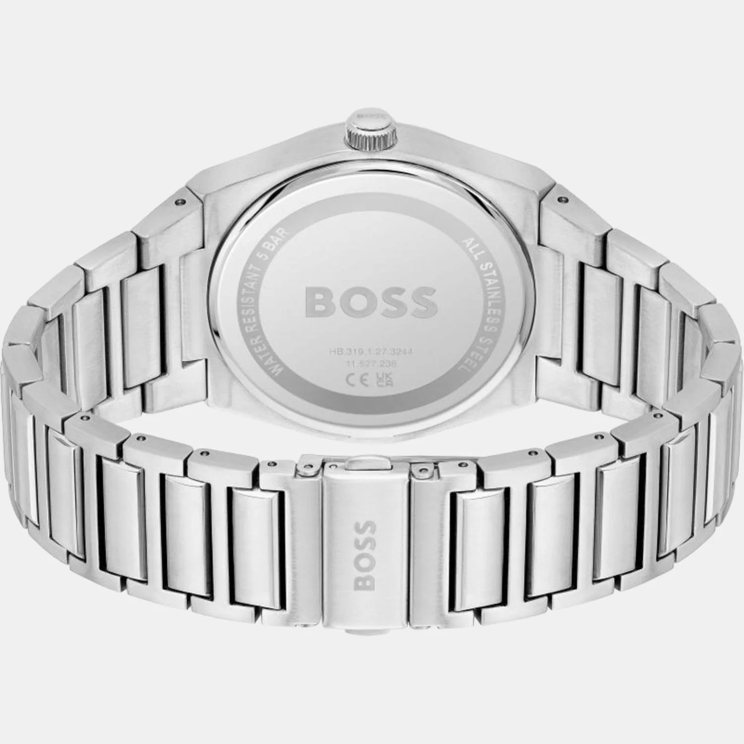 Steer Men Quartz Black Dial Analog Stainless Steel Watch 1513992 - Image 2