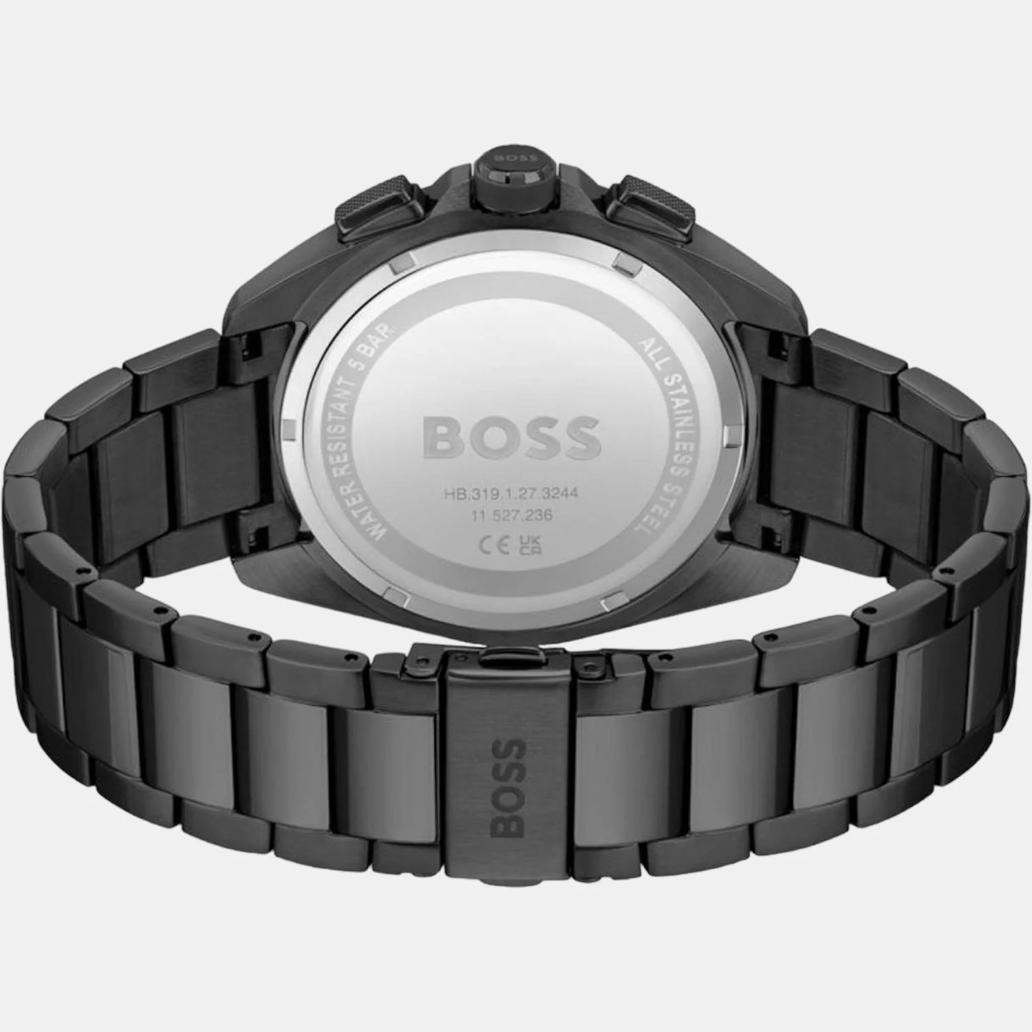 Volane Men Quartz Black Dial Chronograph Stainless Steel Watch 1513950 - Image 2