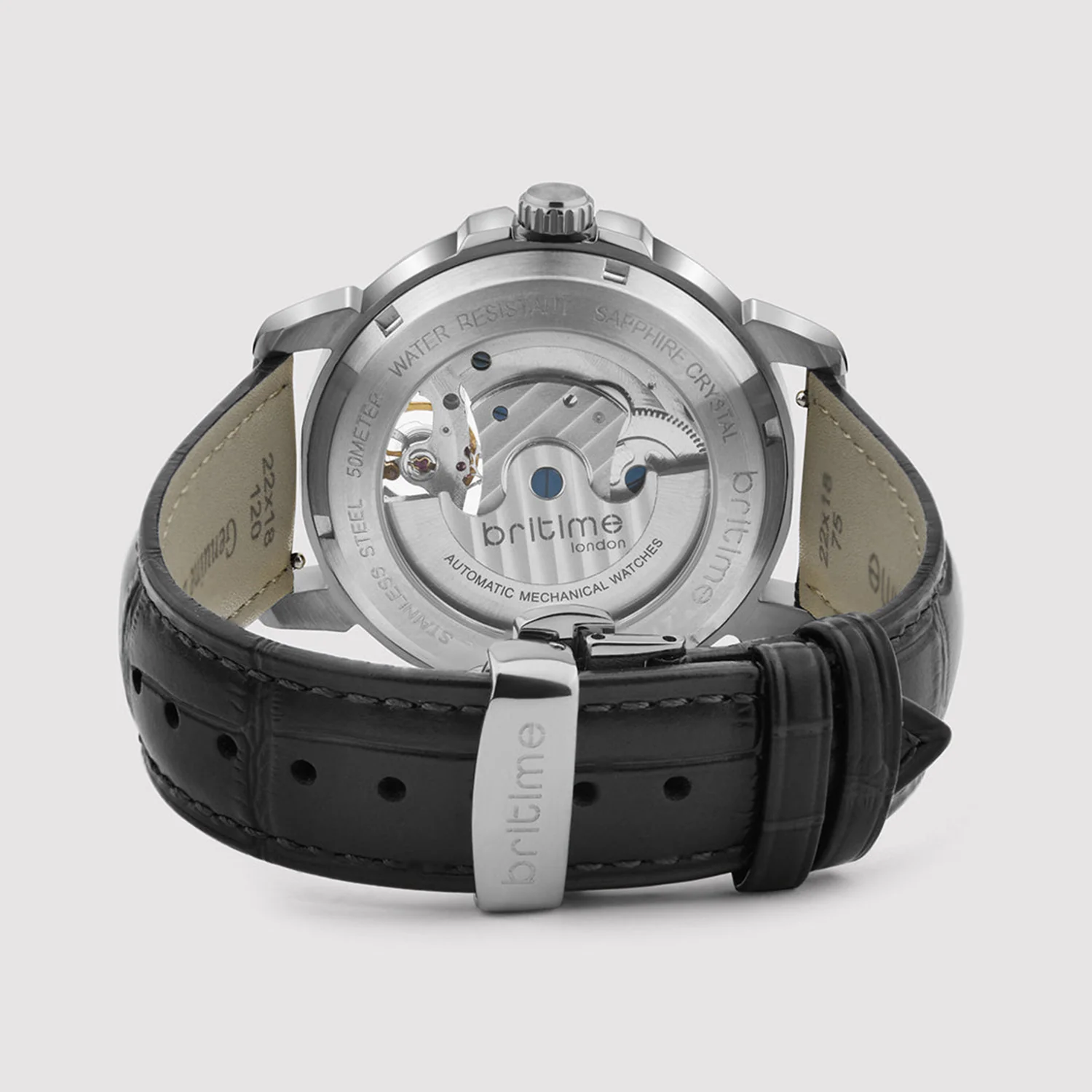 Aquatica Men Automatic Blue Dial Multi-Function Leather Watch 274-L10506 - Image 6