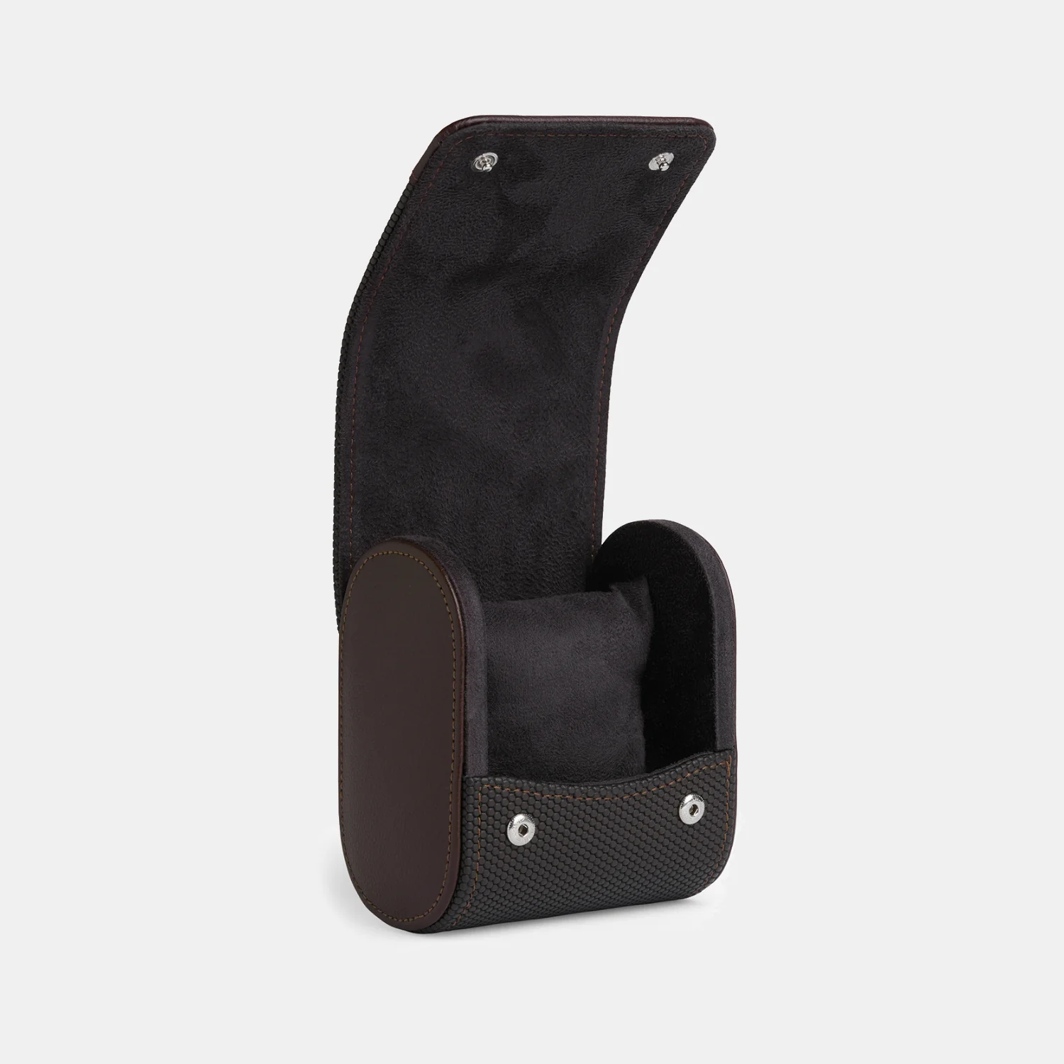 Brown Leather Single Watch Pod - Image 4