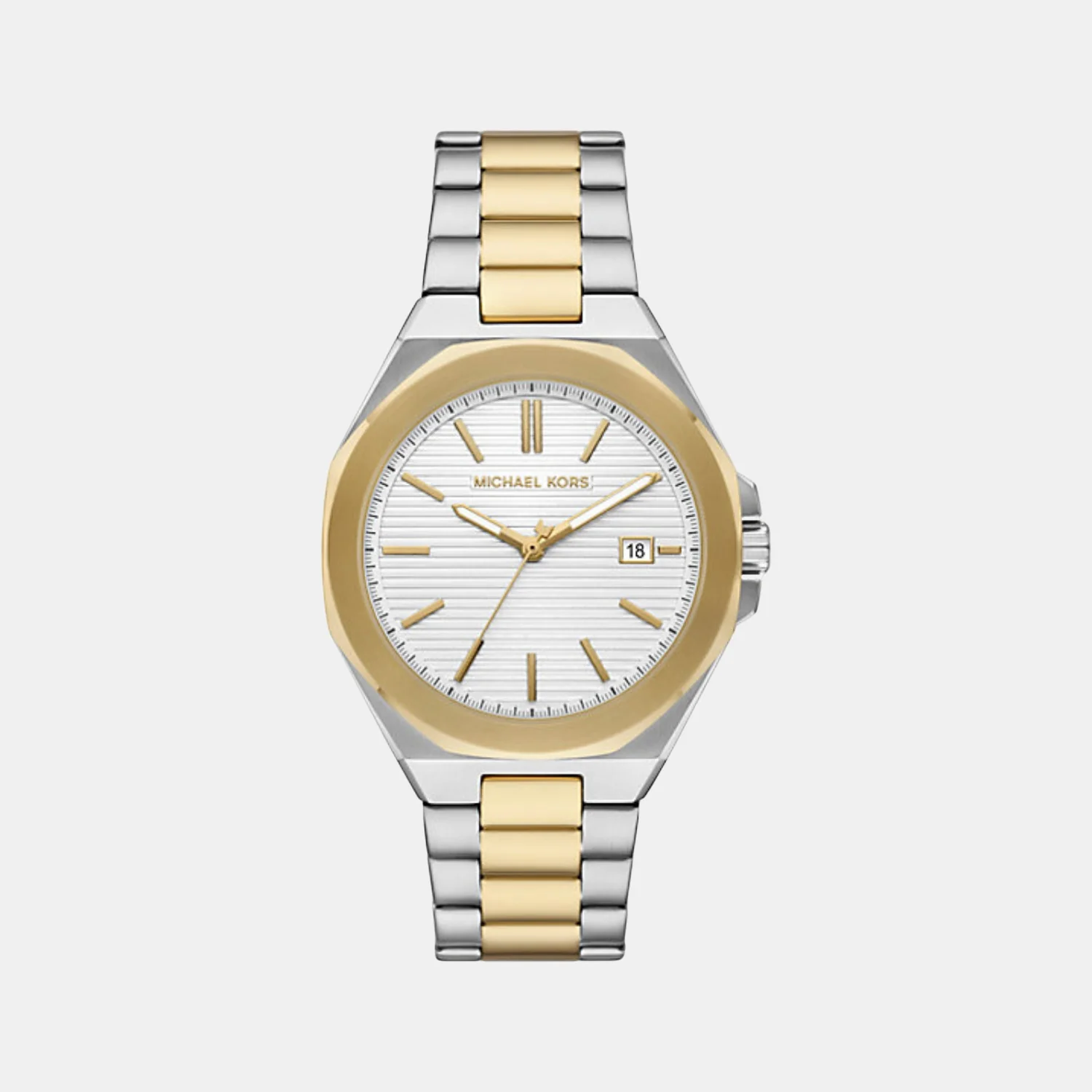Callum Men Quartz White Dial Analog Stainless Steel Watch MKO1181