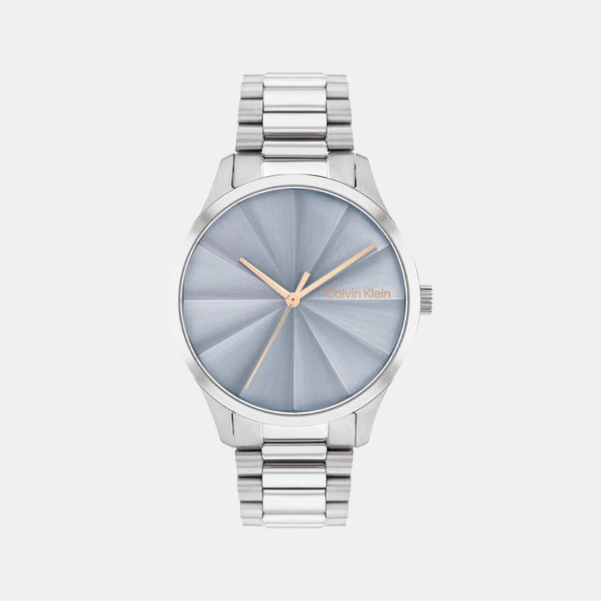 Ck Burst Unisex Quartz Blue Dial Analog Stainless Steel Watch 25200230