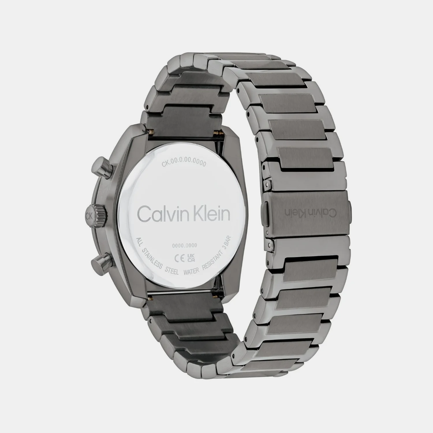 Ck Flex Men Quartz Black Dial Multi-Function Stainless Steel Watch 25200466 - Image 3