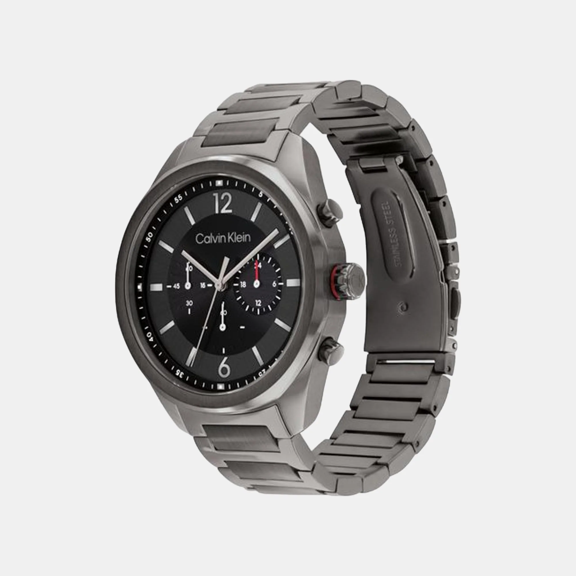 Ck Force Men Quartz Black Dial Chronograph Stainless Steel Watch 25200267 - Image 3