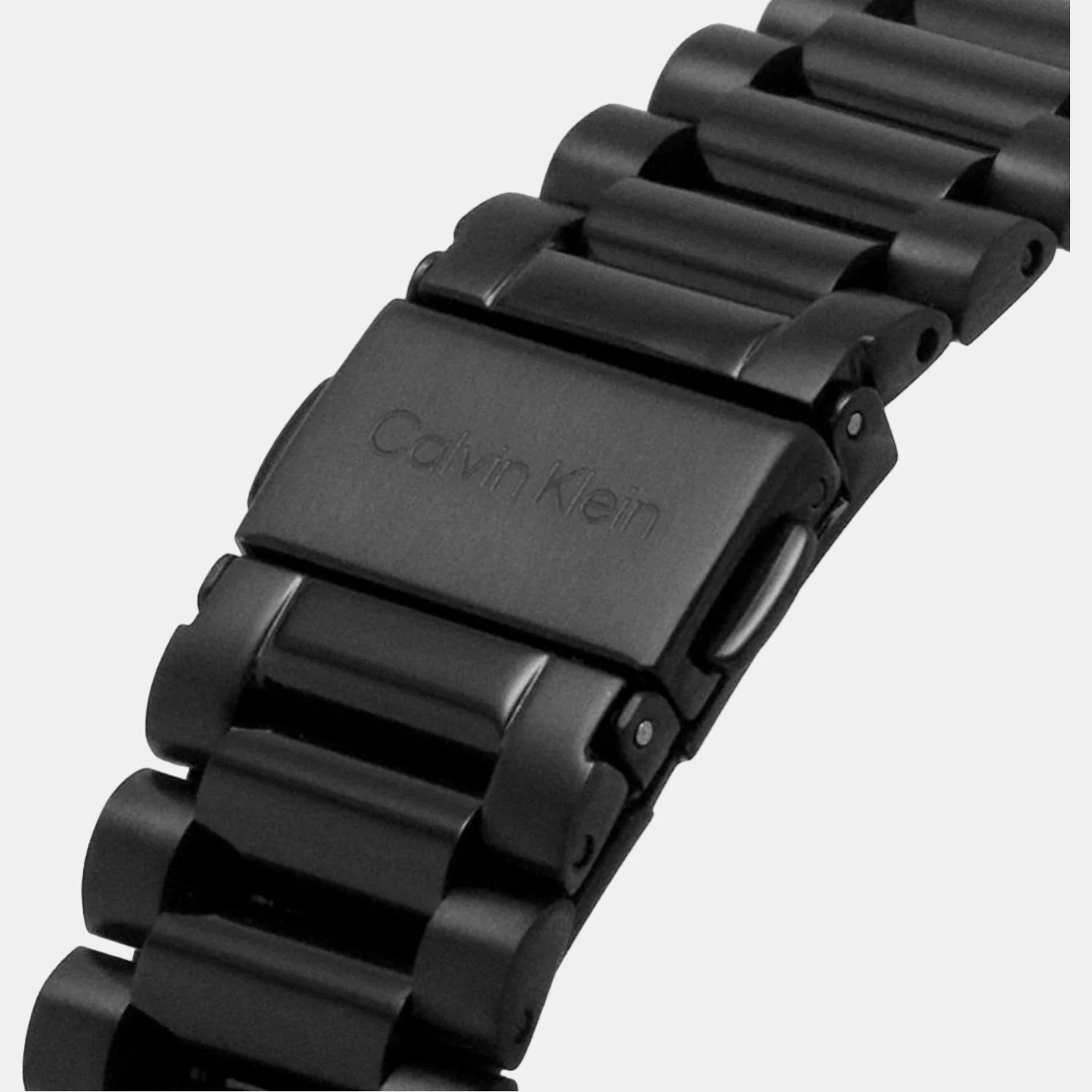 Ck Iconic Unisex Quartz Black Dial Analog Stainless Steel Watch 25200040 - Image 4