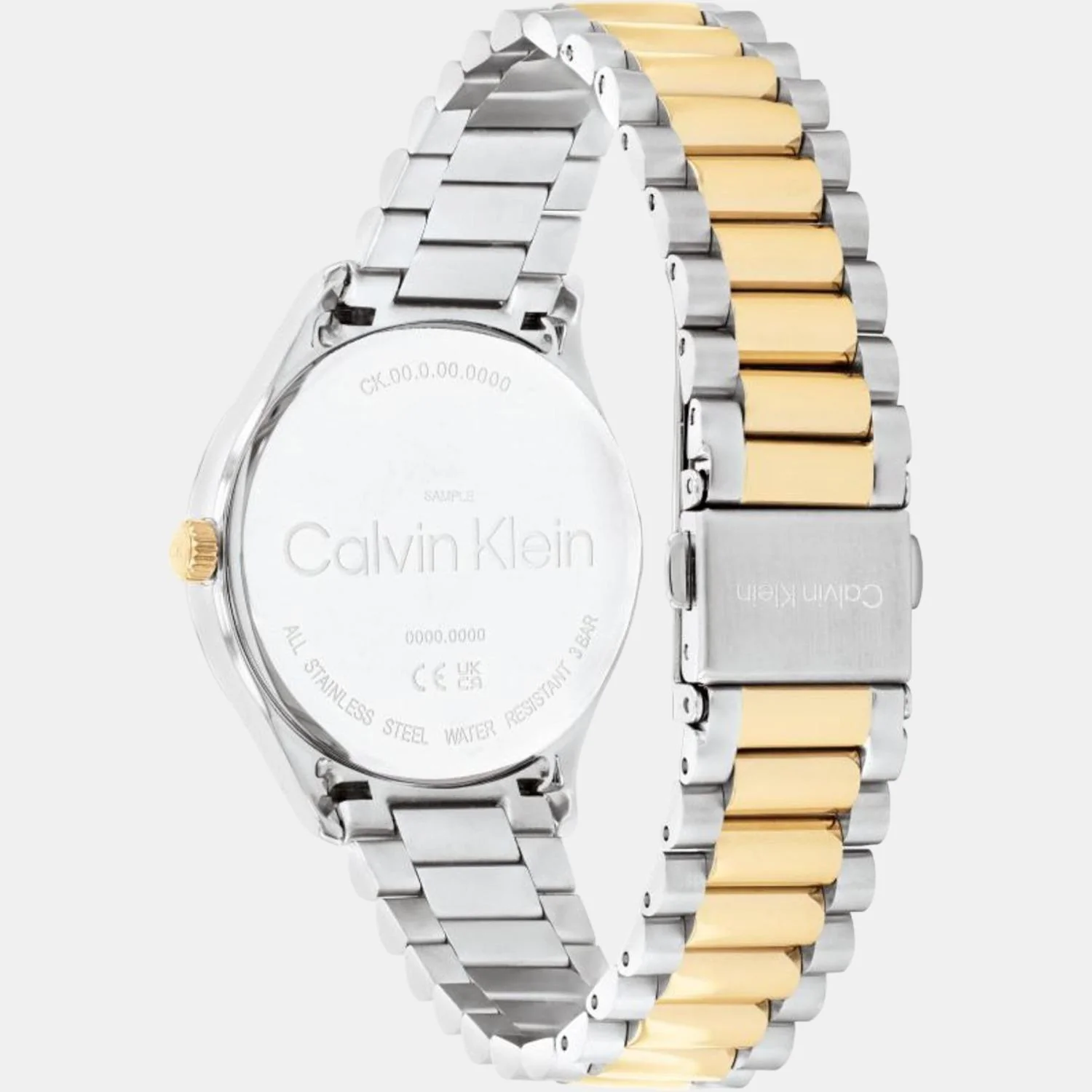 Ck Iconic Unisex Quartz Silver Dial Analog Stainless Steel Watch 25200167 - Image 3