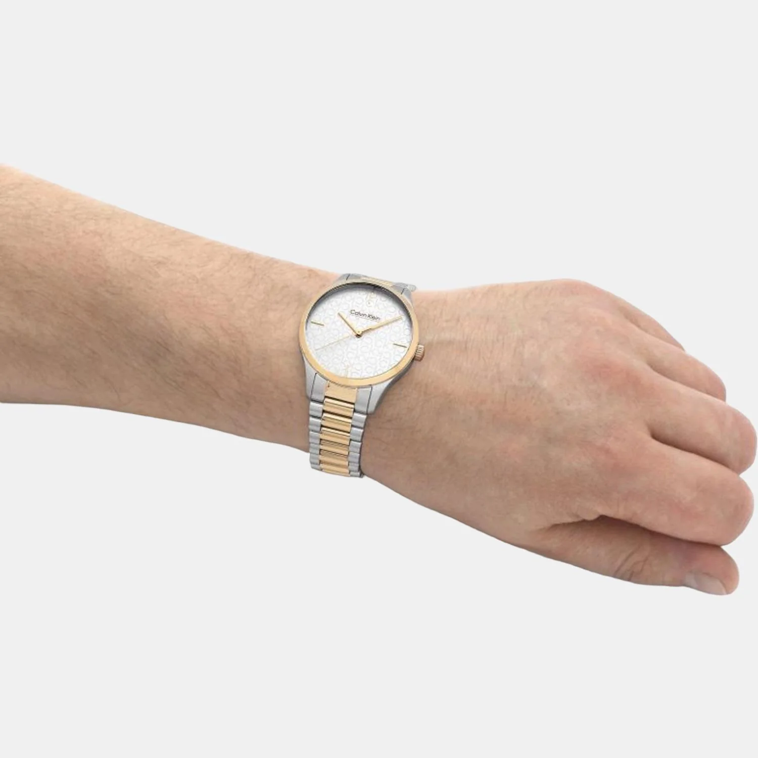 Ck Iconic Unisex Quartz Silver Dial Analog Stainless Steel Watch 25200167 - Image 5