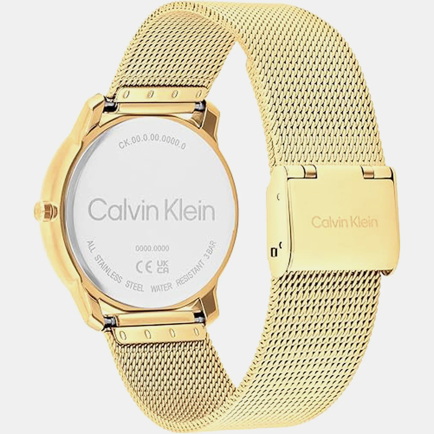 Ck Iconic Women Quartz Black Dial Analog Mesh Watch 25300016 - Image 3