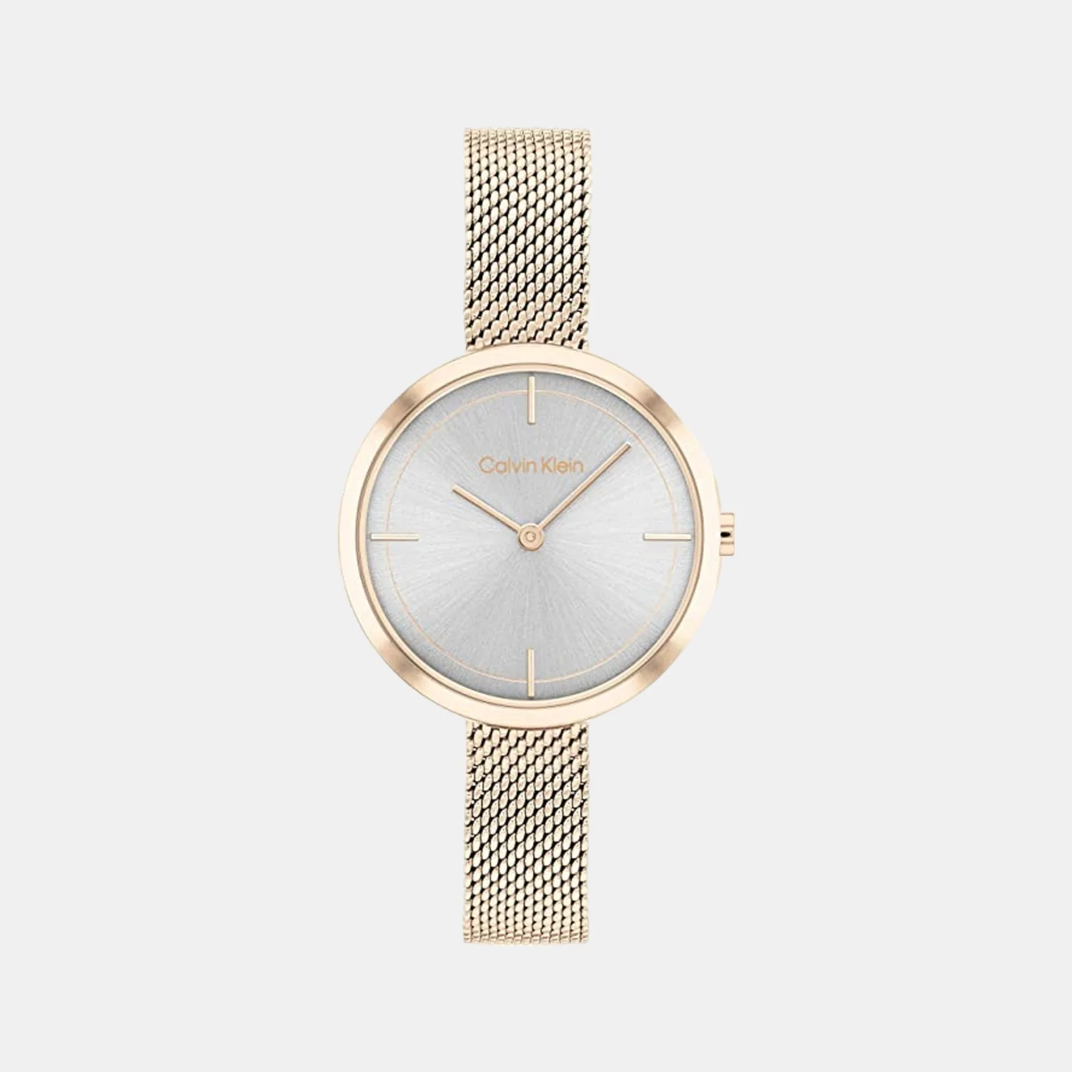 Ck Iconic Women Quartz Grey Dial Analog Stainless Steel Watch 25200187