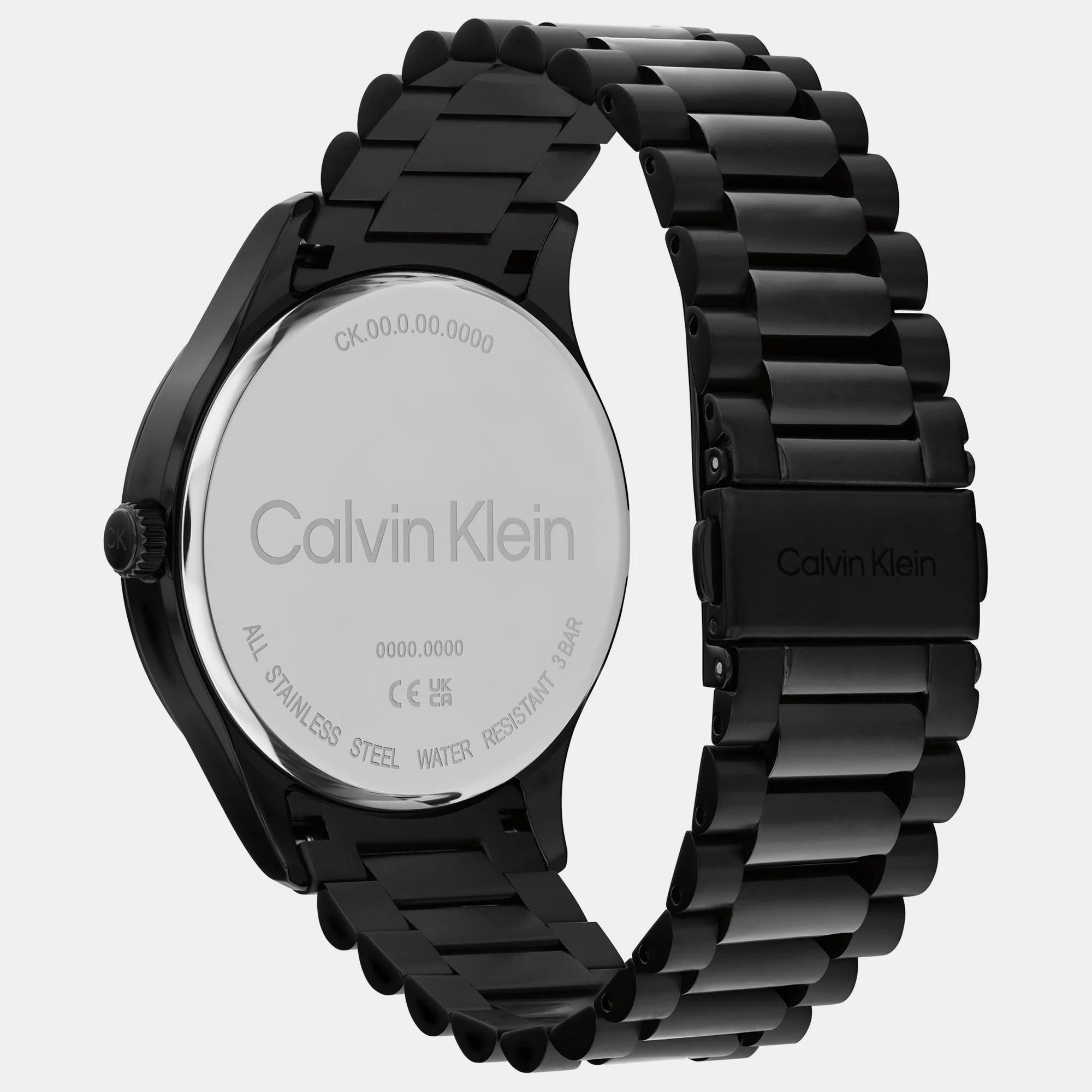Iconic Unisex Quartz Black Dial Analog Stainless Steel Watch 25200344 - Image 9