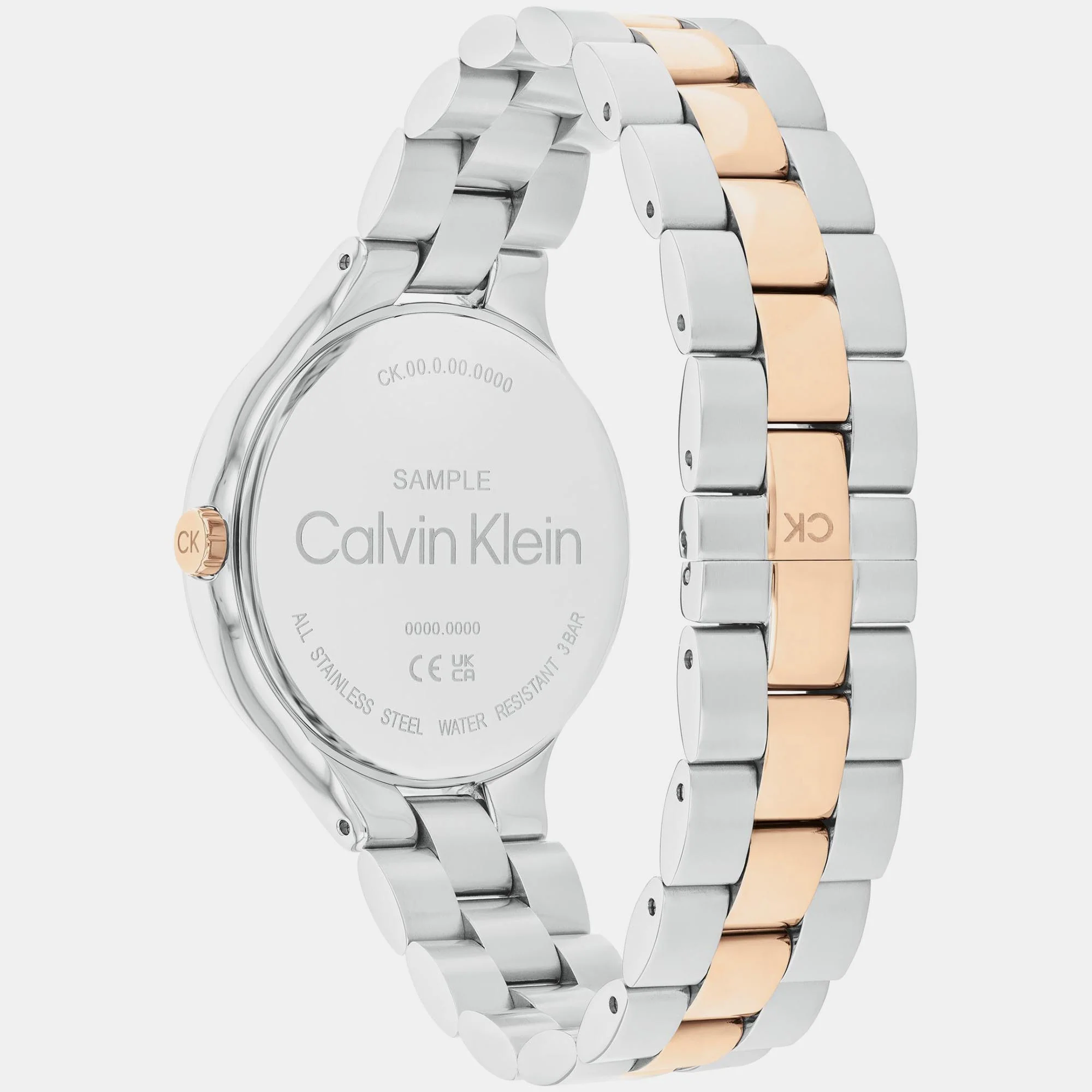 Linked Women Quartz White Dial Analog Stainless Steel Watch 25200428 - Image 4