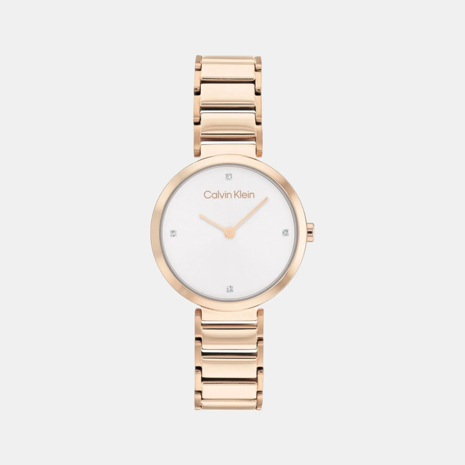 Minimalistic T Bar Women Quartz Grey Dial Analog Stainless Steel Watch 25200140 - Image 2