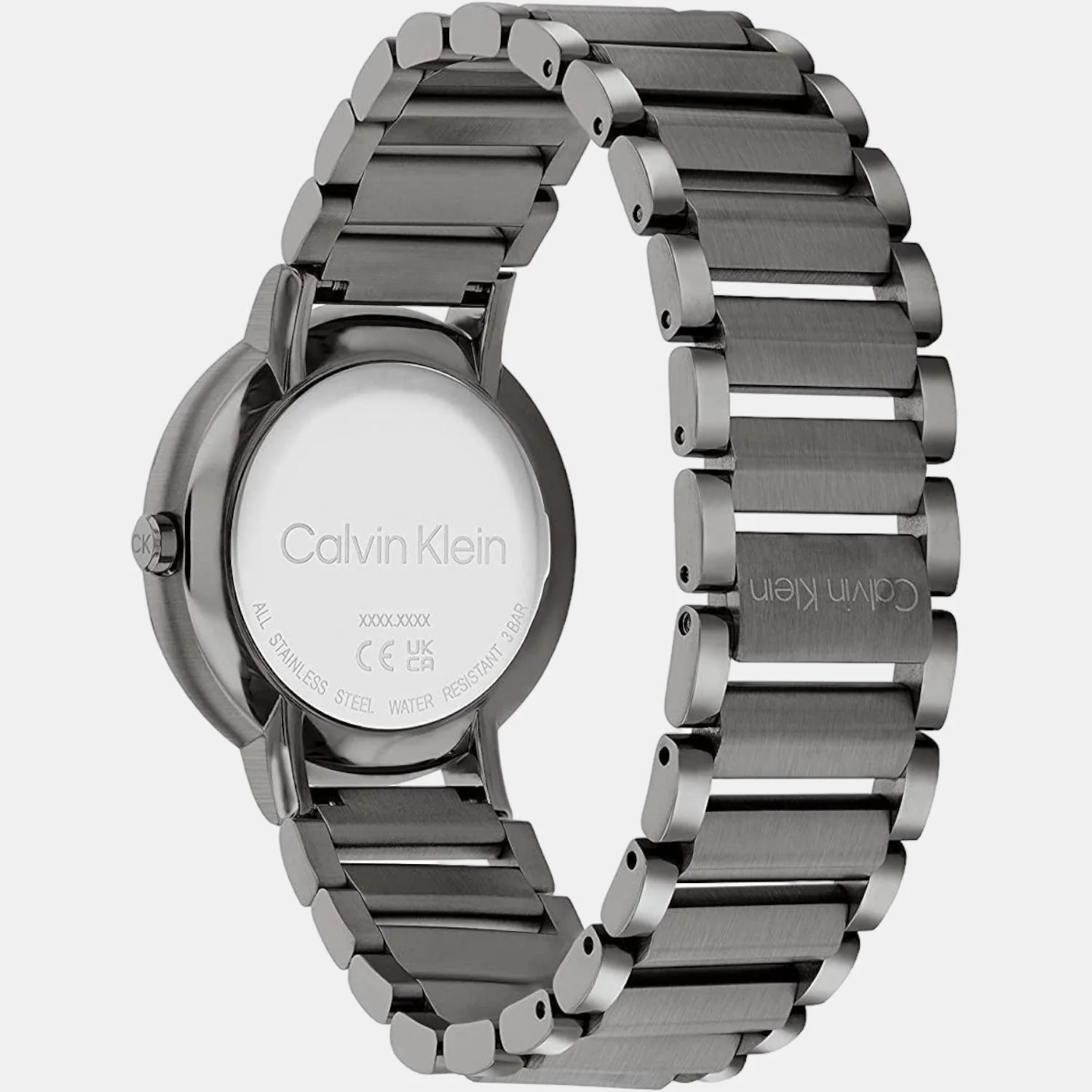 Open Link Women Quartz Grey Dial Analog Stainless Steel Watch 25200088 - Image 3