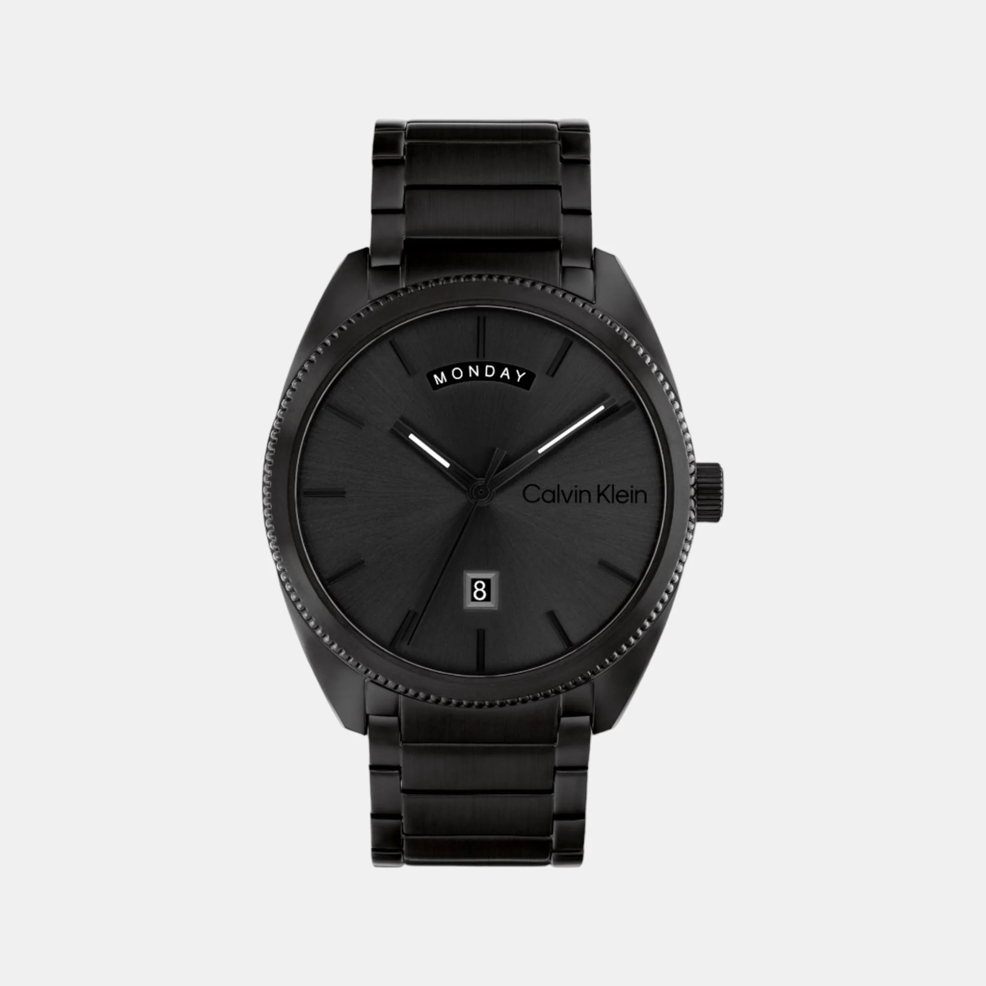 Progress Men Quartz Black Dial Analog Stainless Steel Watch 25200448