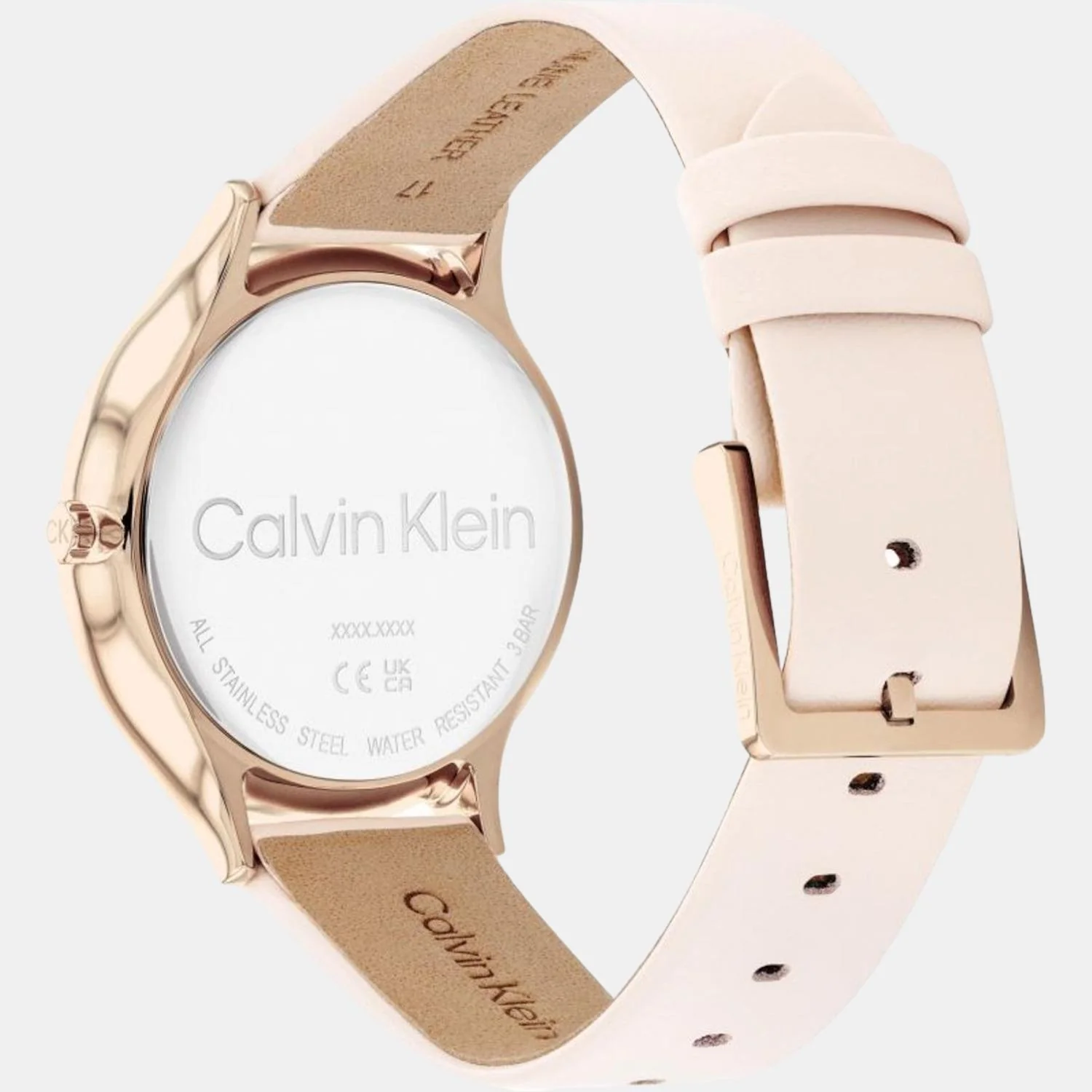 Timeless Women Quartz Gold Dial Analog Leather Watch 25200009 - Image 2