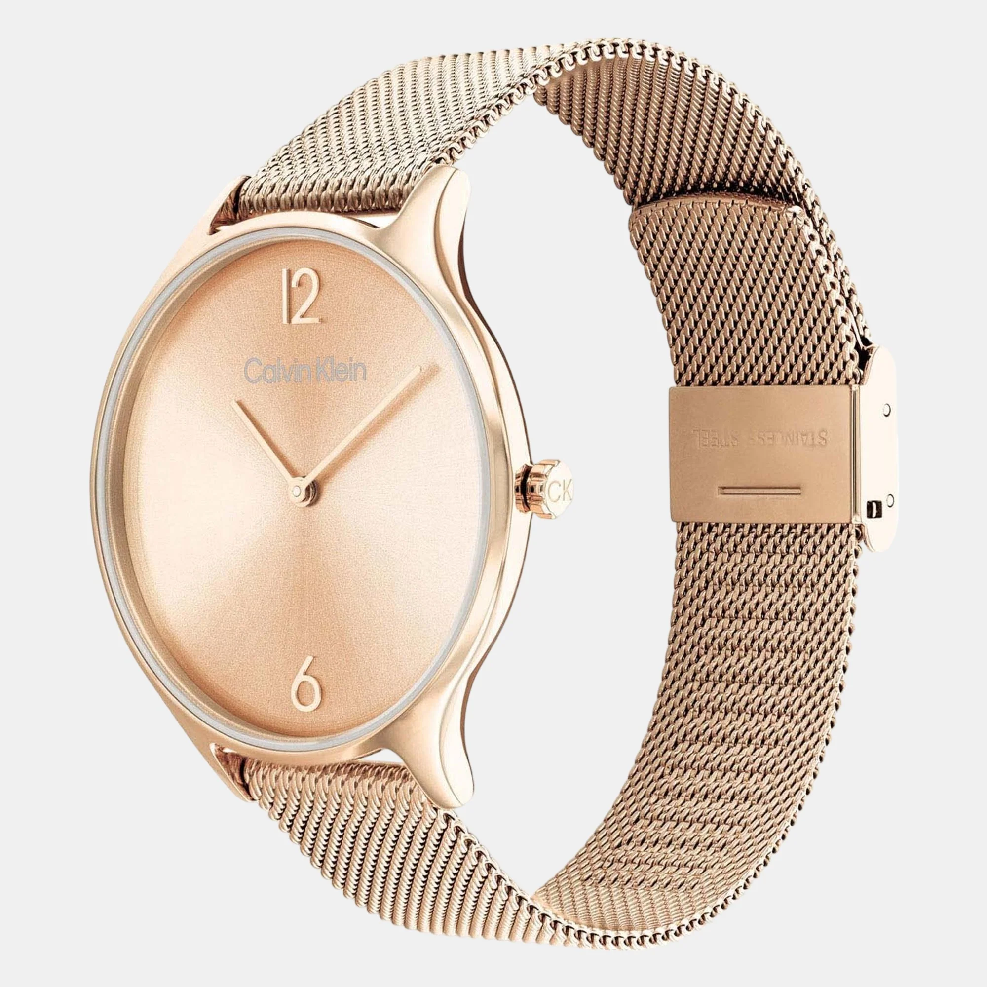 Timeless Women Quartz Rose Gold Dial Analog Stainless Steel Watch 25200268 - Image 2