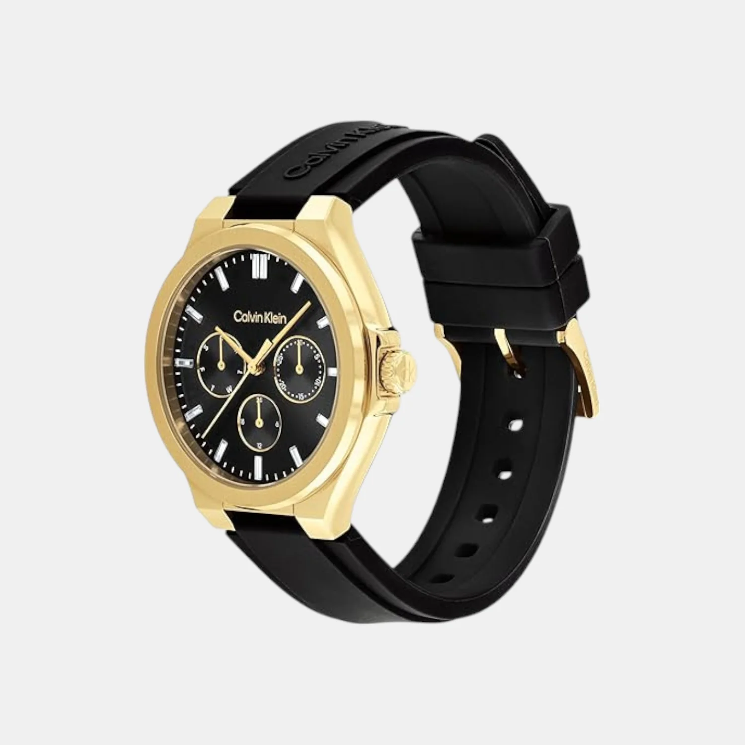 Vibrancy Women Quartz Black Dial Multi-Function Leather Watch 25100107 - Image 2