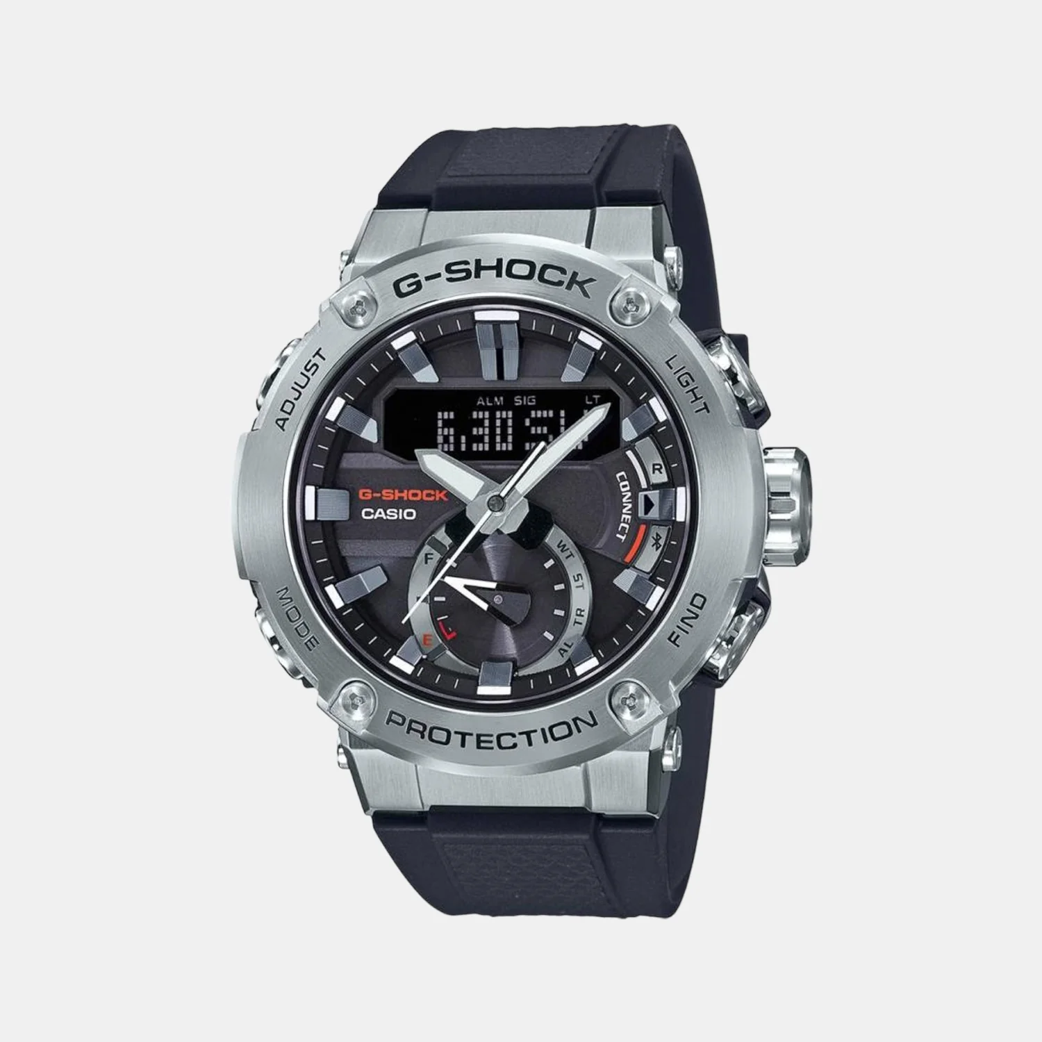 Baby-G Women Quartz Black Dial Analog-Digital Resin Watch B200