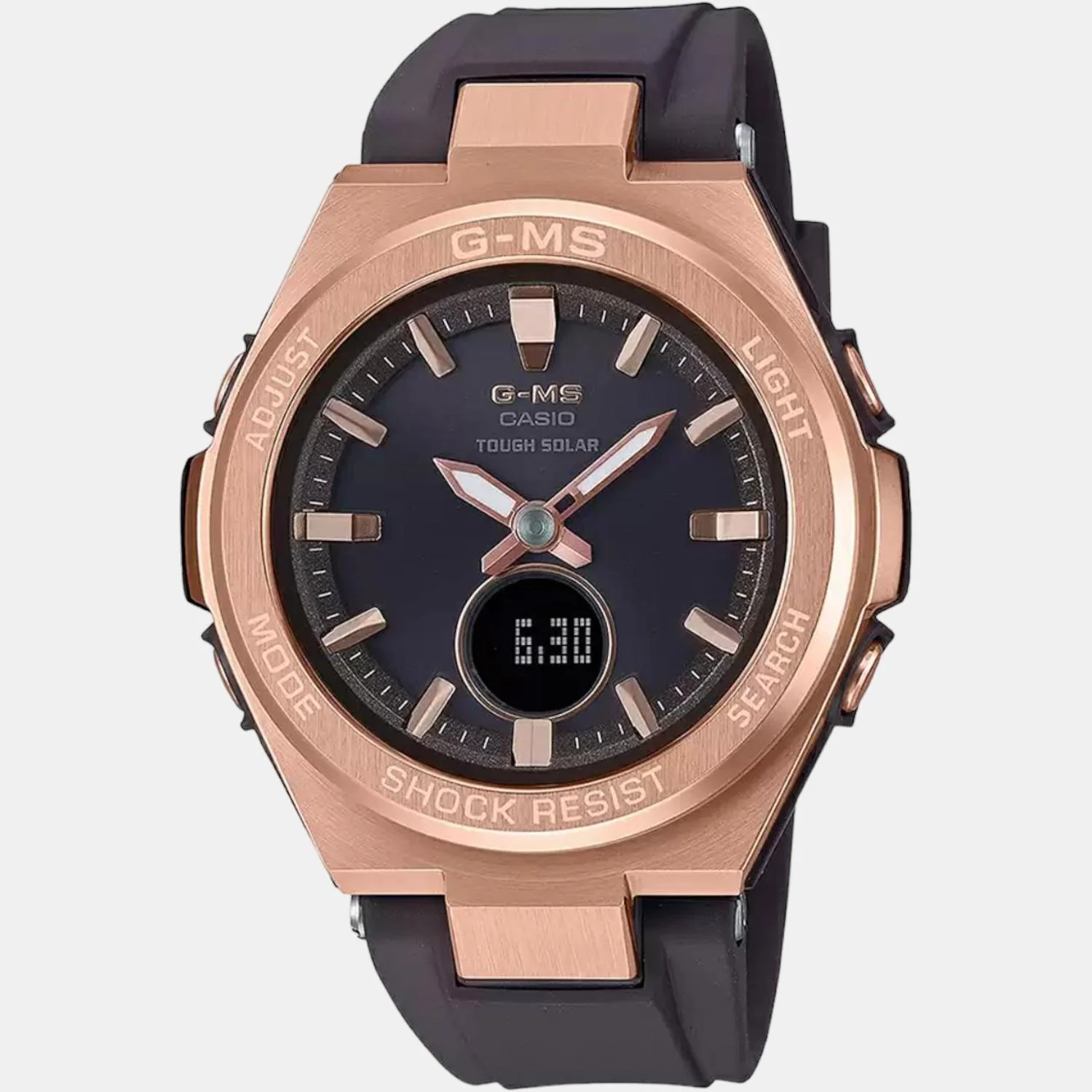 Baby-G Women Quartz Black Dial Analog-Digital Resin Watch B217 - Image 2