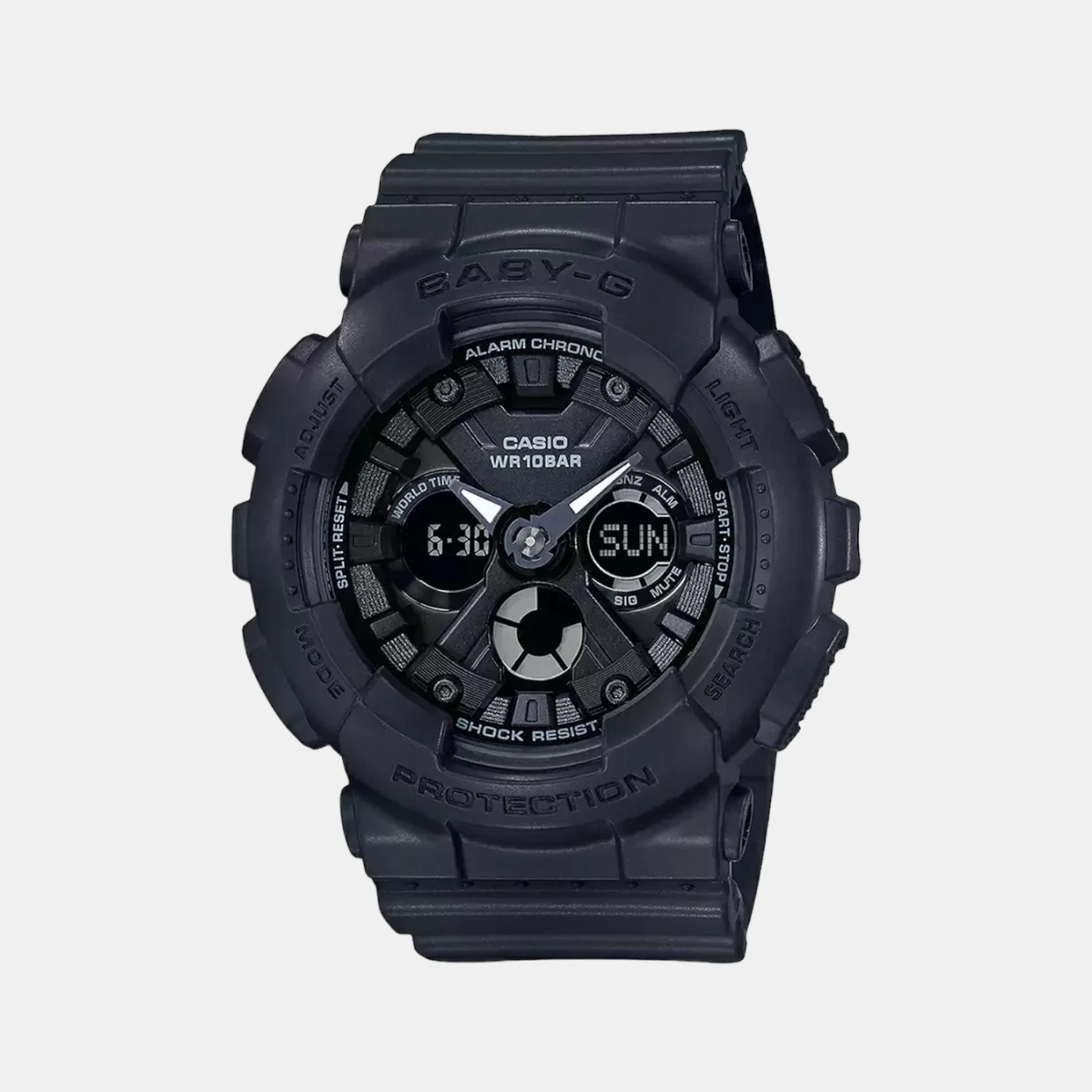 Baby-G Women Quartz Black Dial Analog-Digital Resin Watch BX166