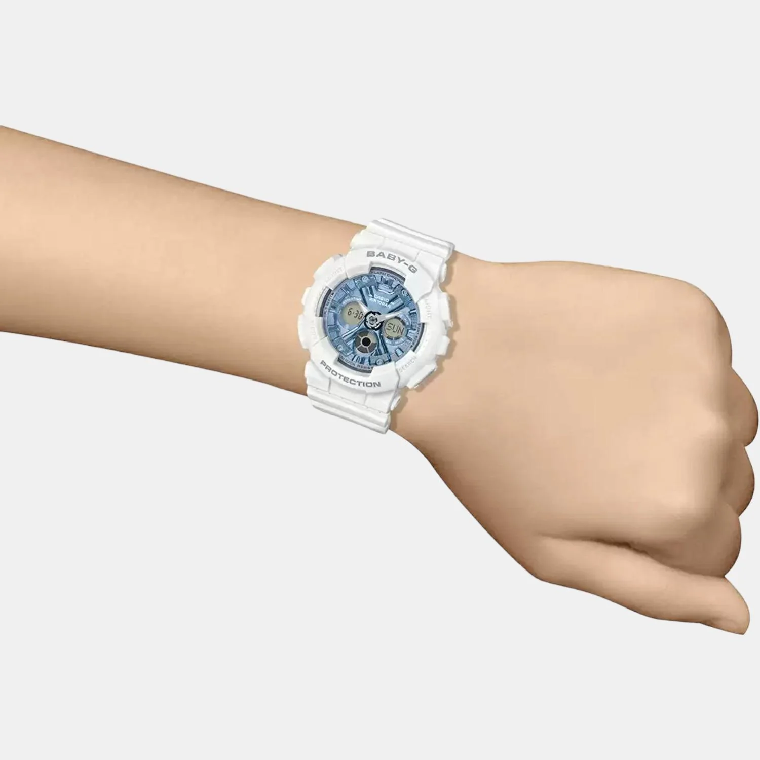 Baby-G Women Quartz Blue Dial Analog-Digital Resin Watch BX169 - Image 7