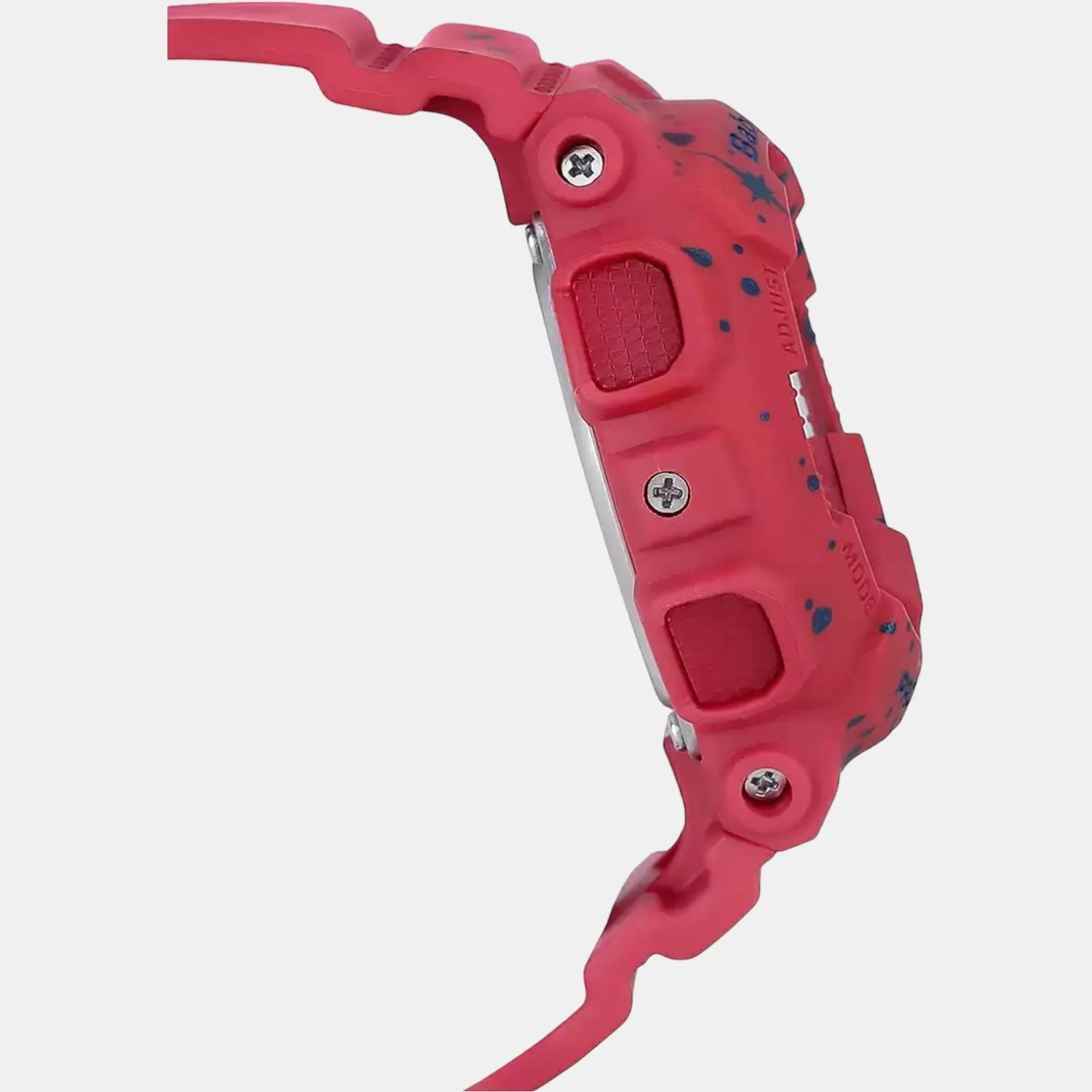 Baby-G Women Quartz Red Dial Analog-Digital Resin Watch B203 - Image 3
