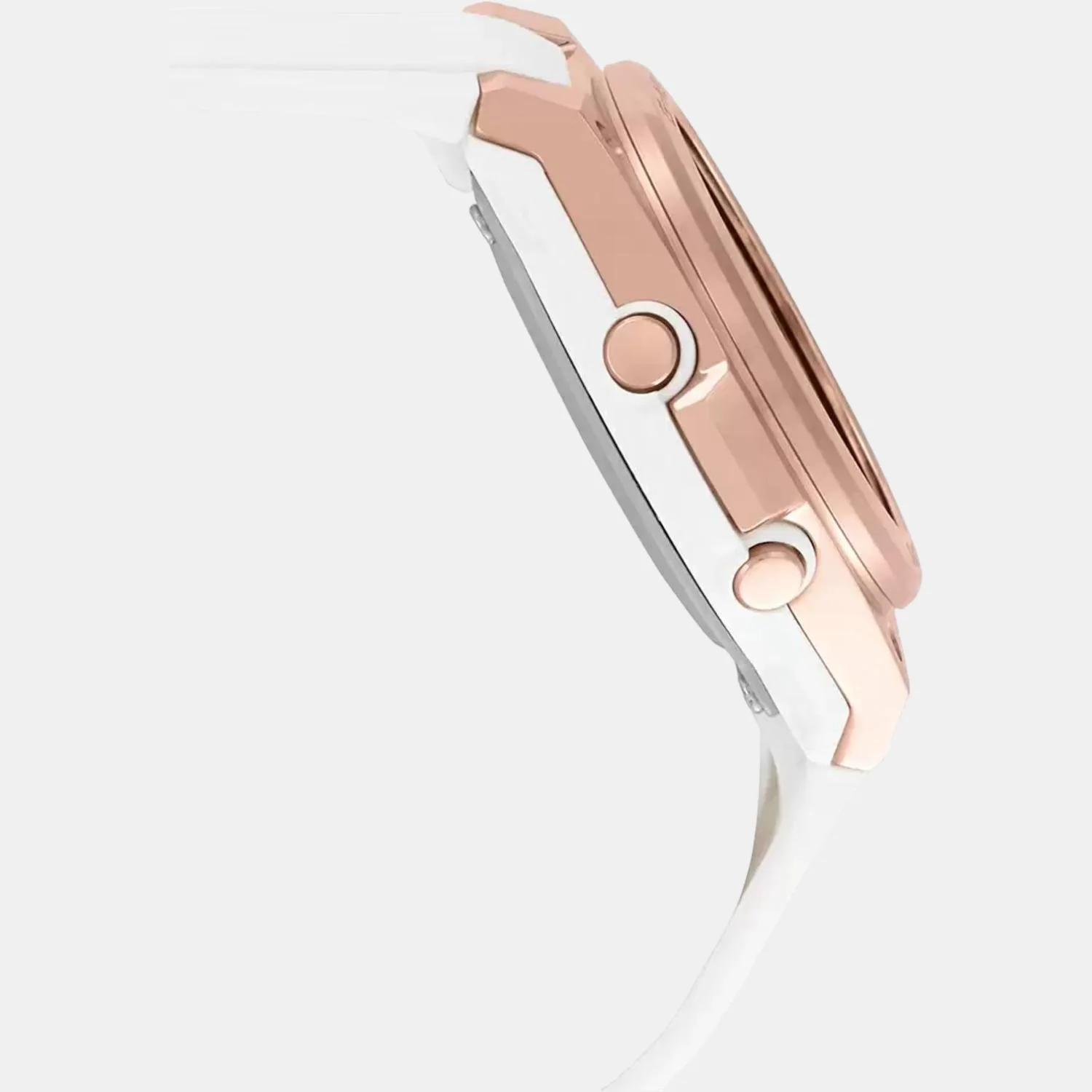 Baby-G Women Quartz Rose Gold Dial Analog-Digital Resin Watch B214 - Image 4