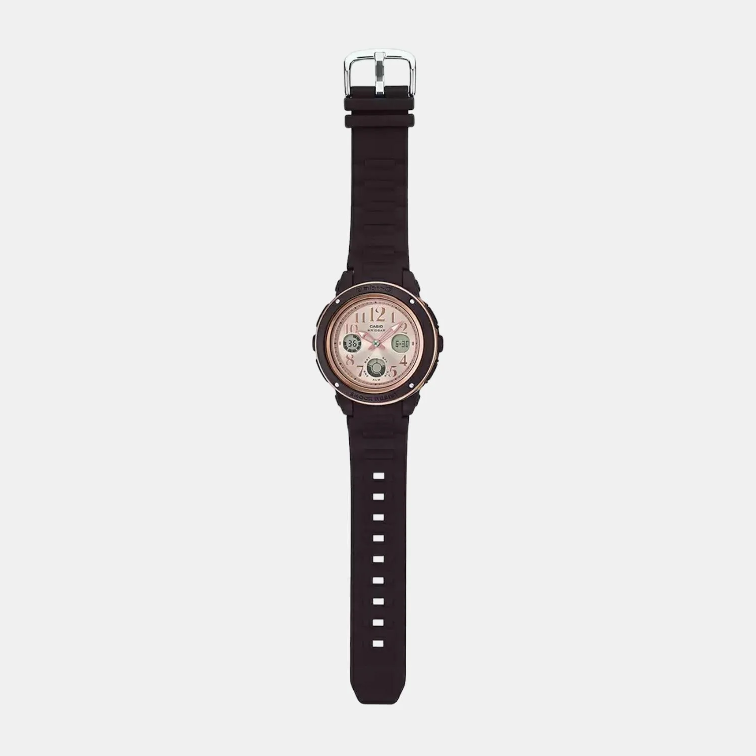 Baby-G Women Quartz Rose Gold Dial Analog-Digital Resin Watch BX138 - Image 6