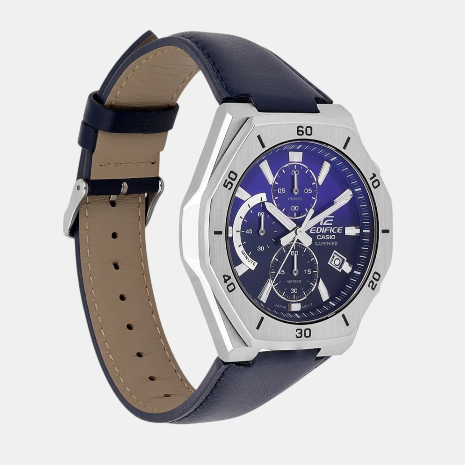 G-Shock Men Quartz Dual Tone Dial Analog Leather Watch ED646 - Image 3