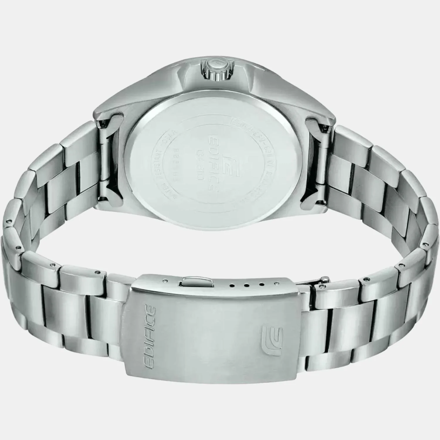Edifice Men Quartz Black Dial Analog Stainless Steel Watch ED535 - Image 4