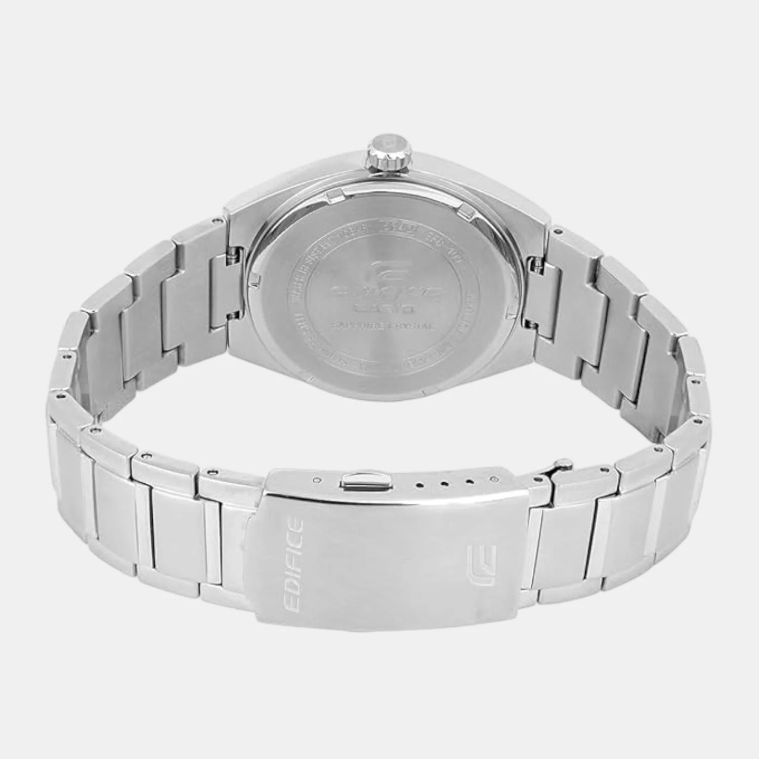 Edifice Men Quartz Black Dial Analog Stainless Steel Watch ED652 - Image 4