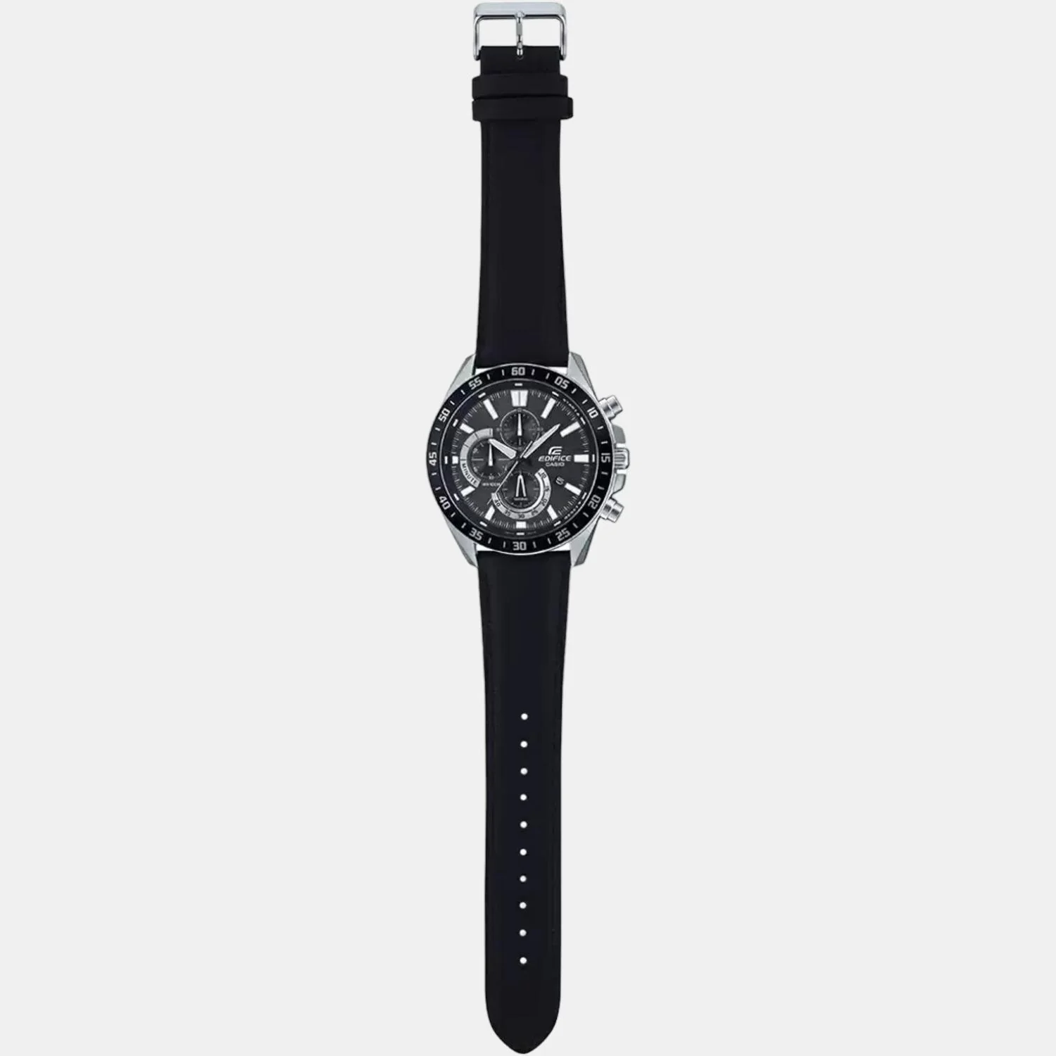 G-Shock Men Quartz Black Dial Chronograph Leather Watch ED534 - Image 5