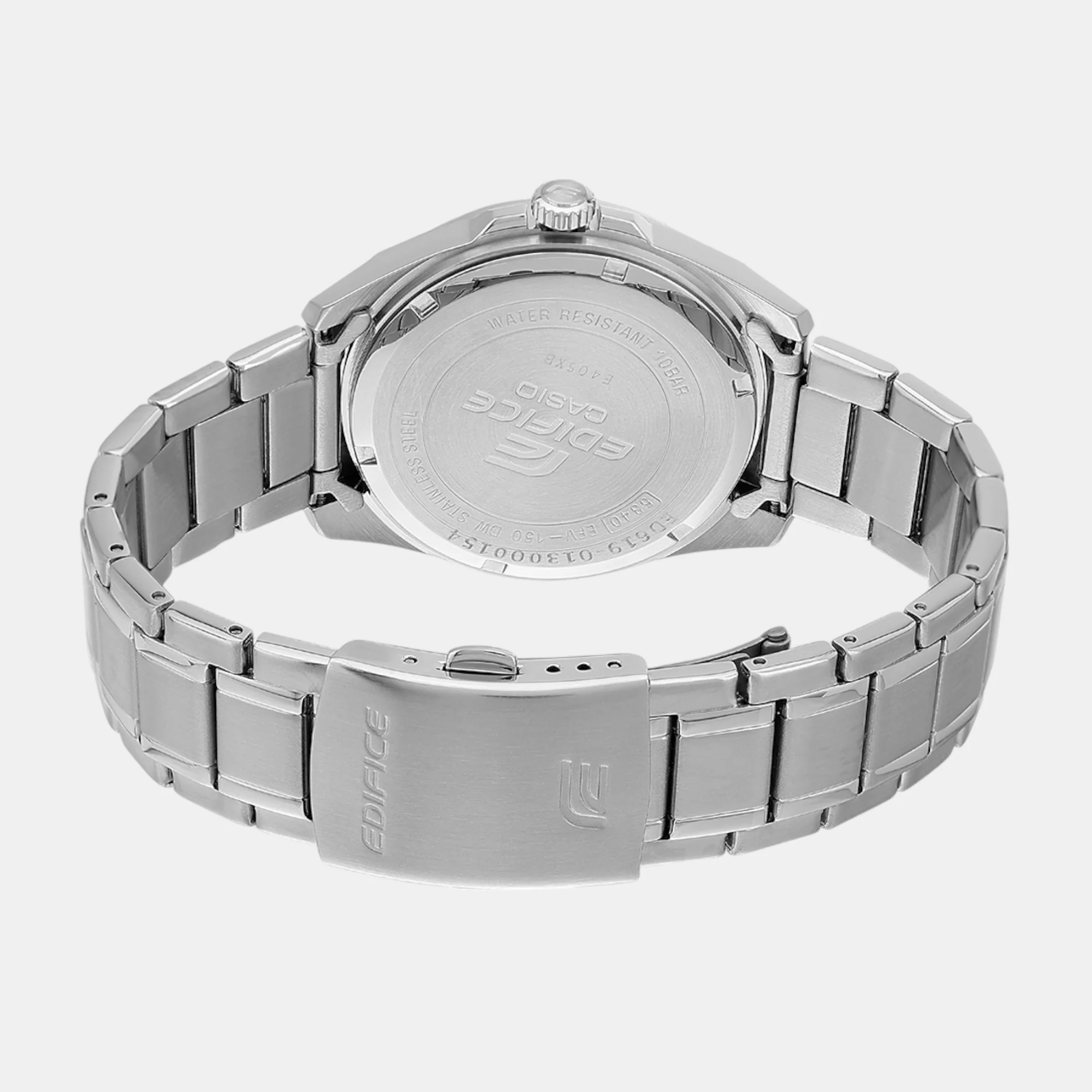 Edifice Men Quartz Blue Dial Analog Stainless Steel Watch ED619 - Image 7