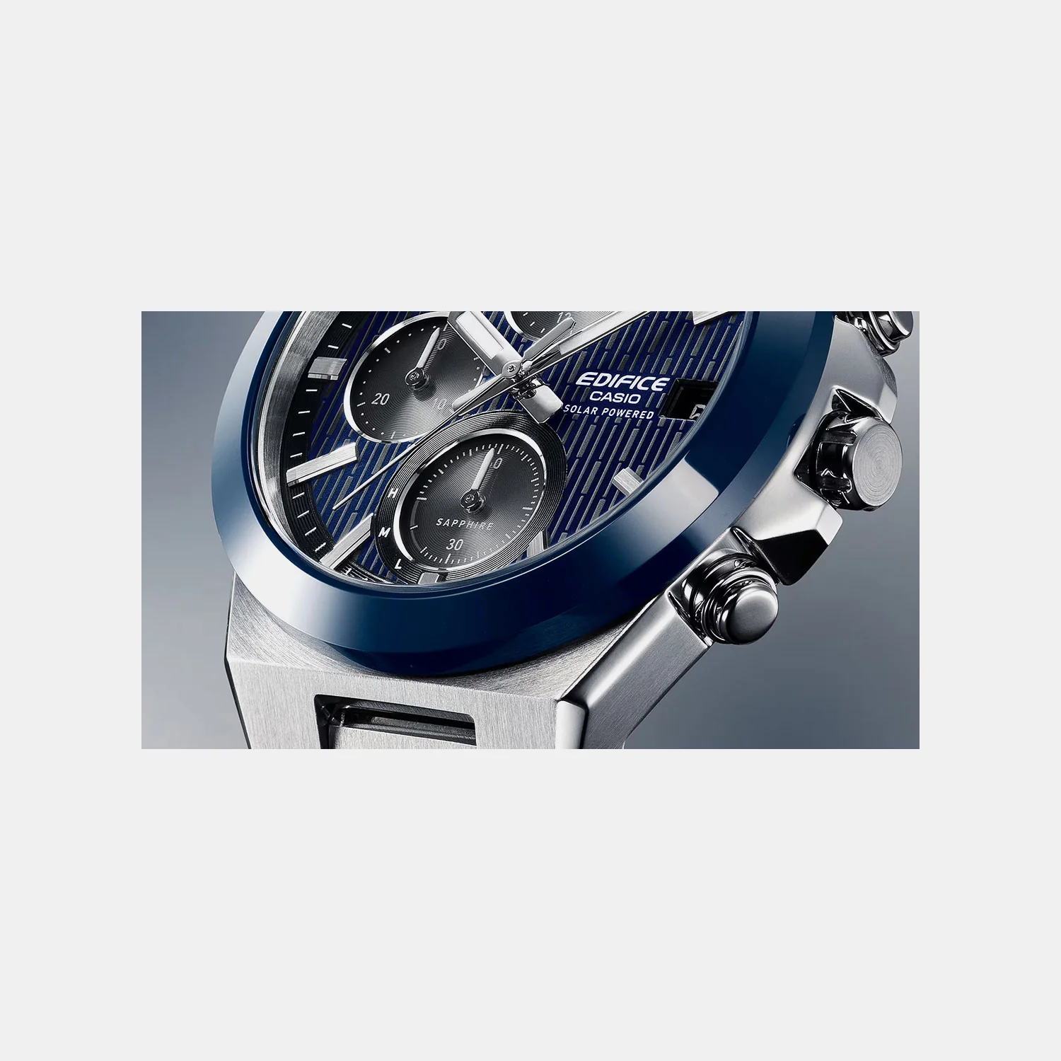 Edifice Men Quartz Blue Dial Analog Stainless Steel Watch ED680 EFS-S650D-2ADF - Image 4
