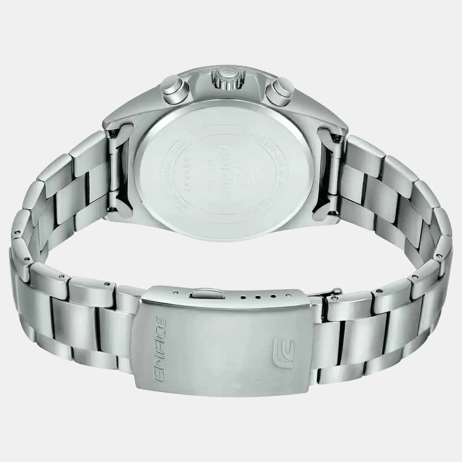 Edifice Men Quartz Blue Dial Chronograph Stainless Steel Watch ED545 - Image 4