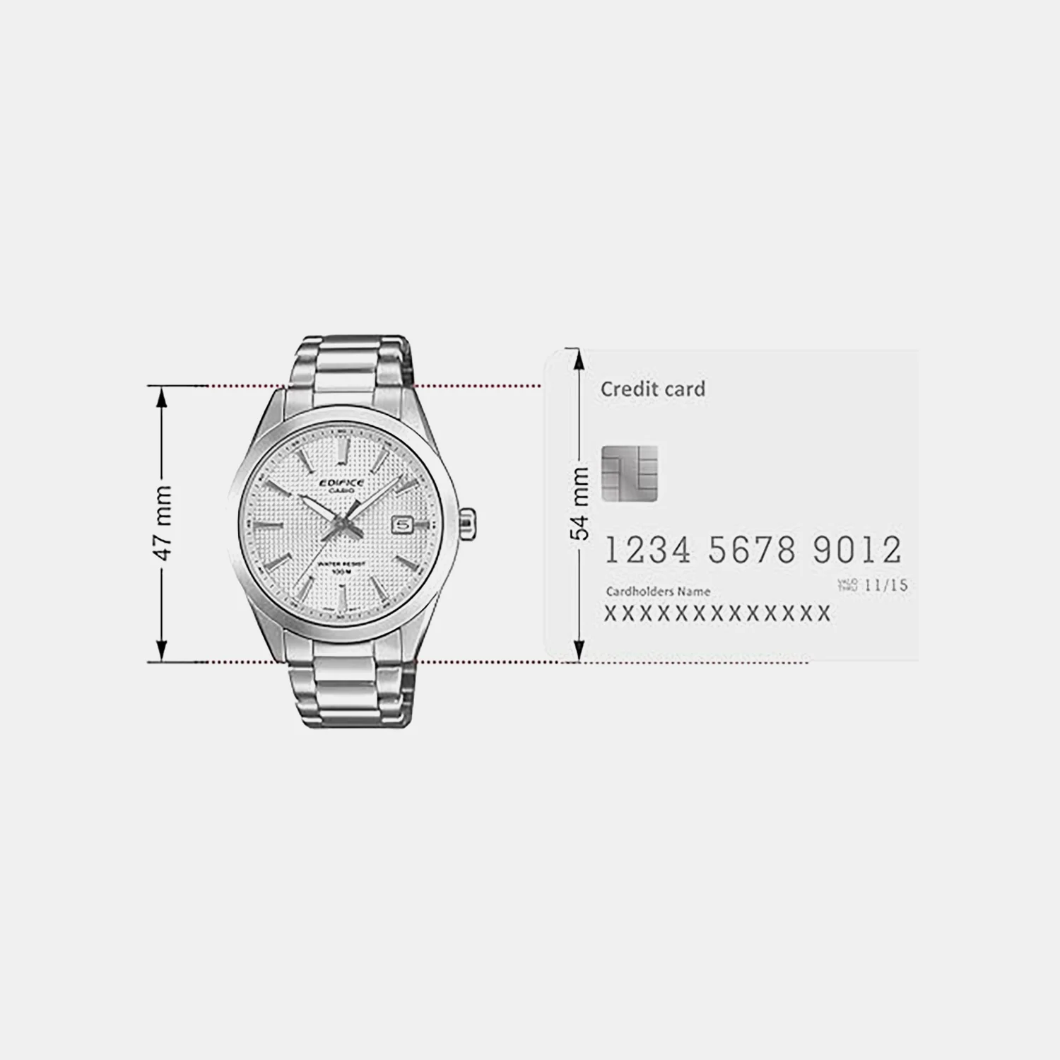 Edifice Men Quartz White Dial Analog Stainless Steel Watch ED686 EFV-160D-7AVDF - Image 5