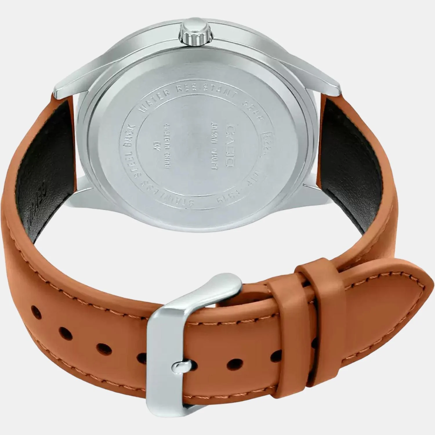 Enticer Men Quartz Black Dial Analog Leather Watch A1532 - Image 5