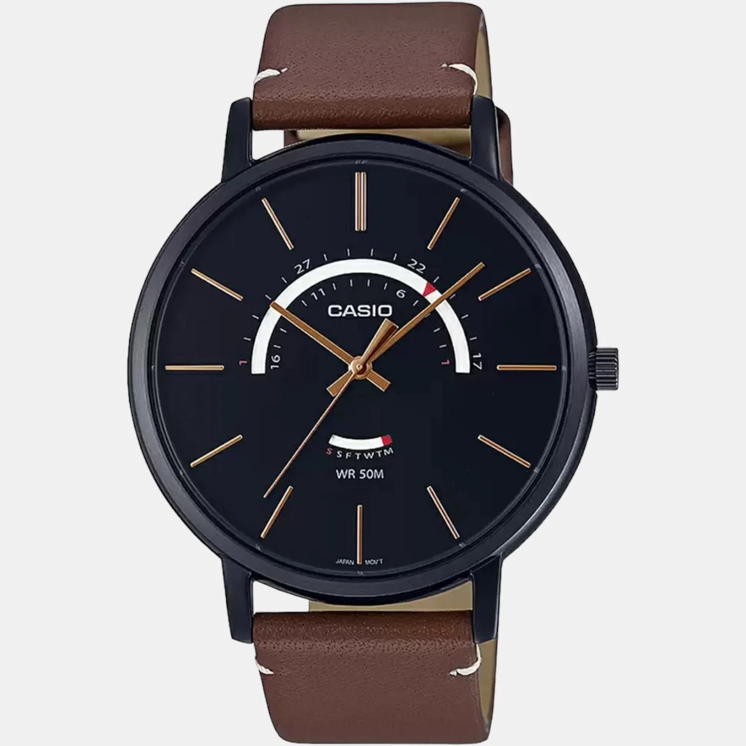 Enticer Men Quartz Black Dial Analog Watch A1876 - Image 2