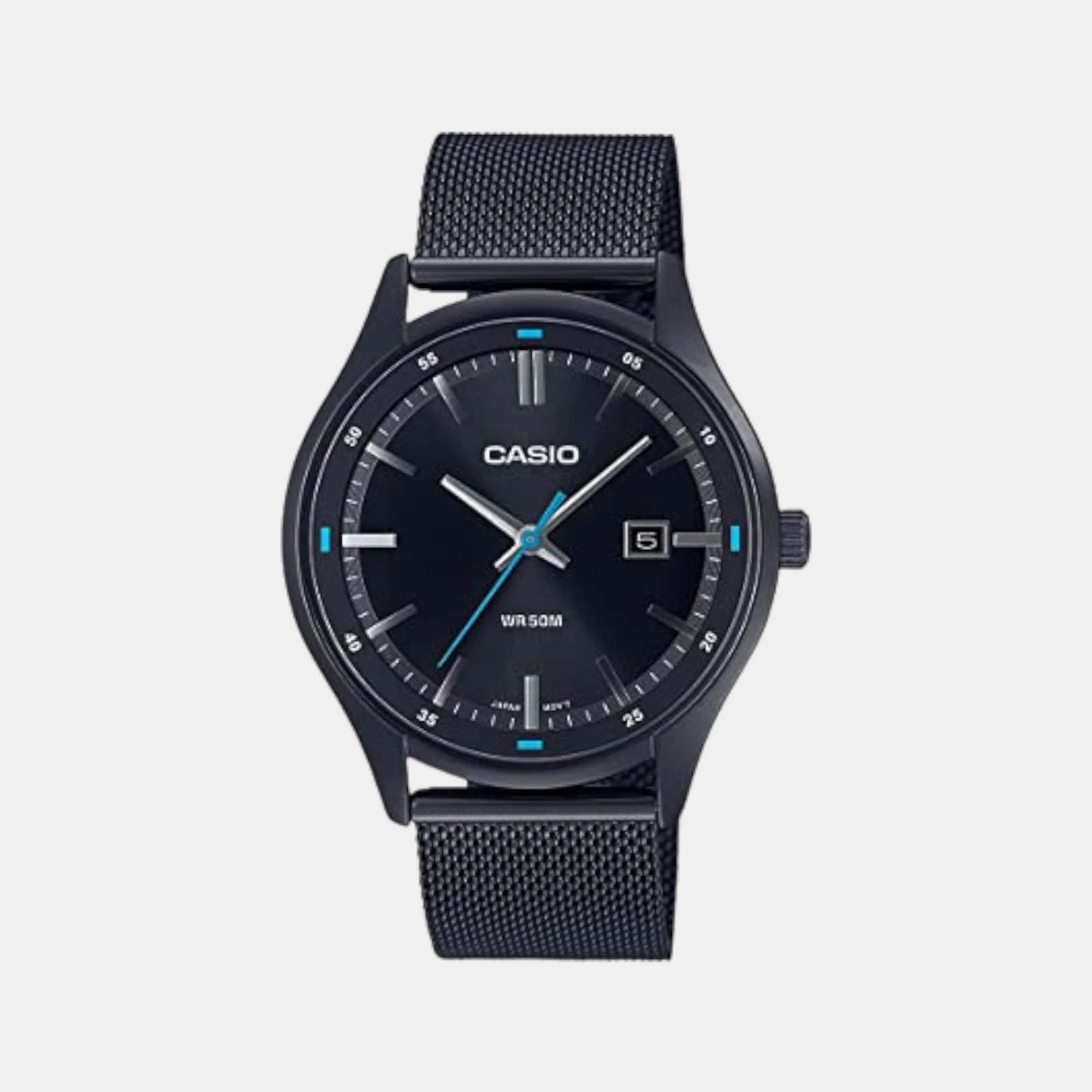Enticer Men Quartz Black Dial Analog Stainless Steel Watch A2103 - Image 2