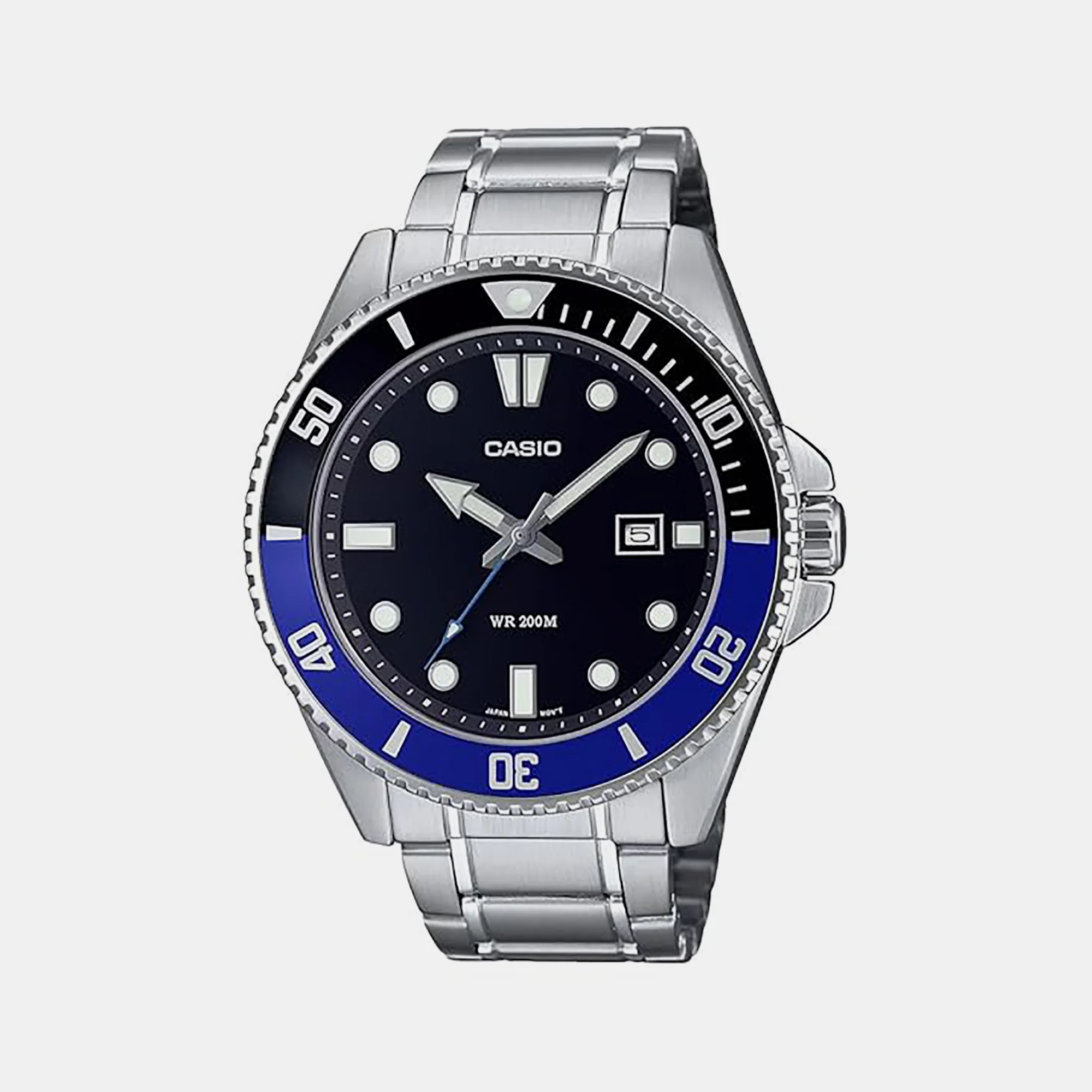 Enticer Men Quartz Black Dial Analog Stainless Steel Watch A2190 - Image 2