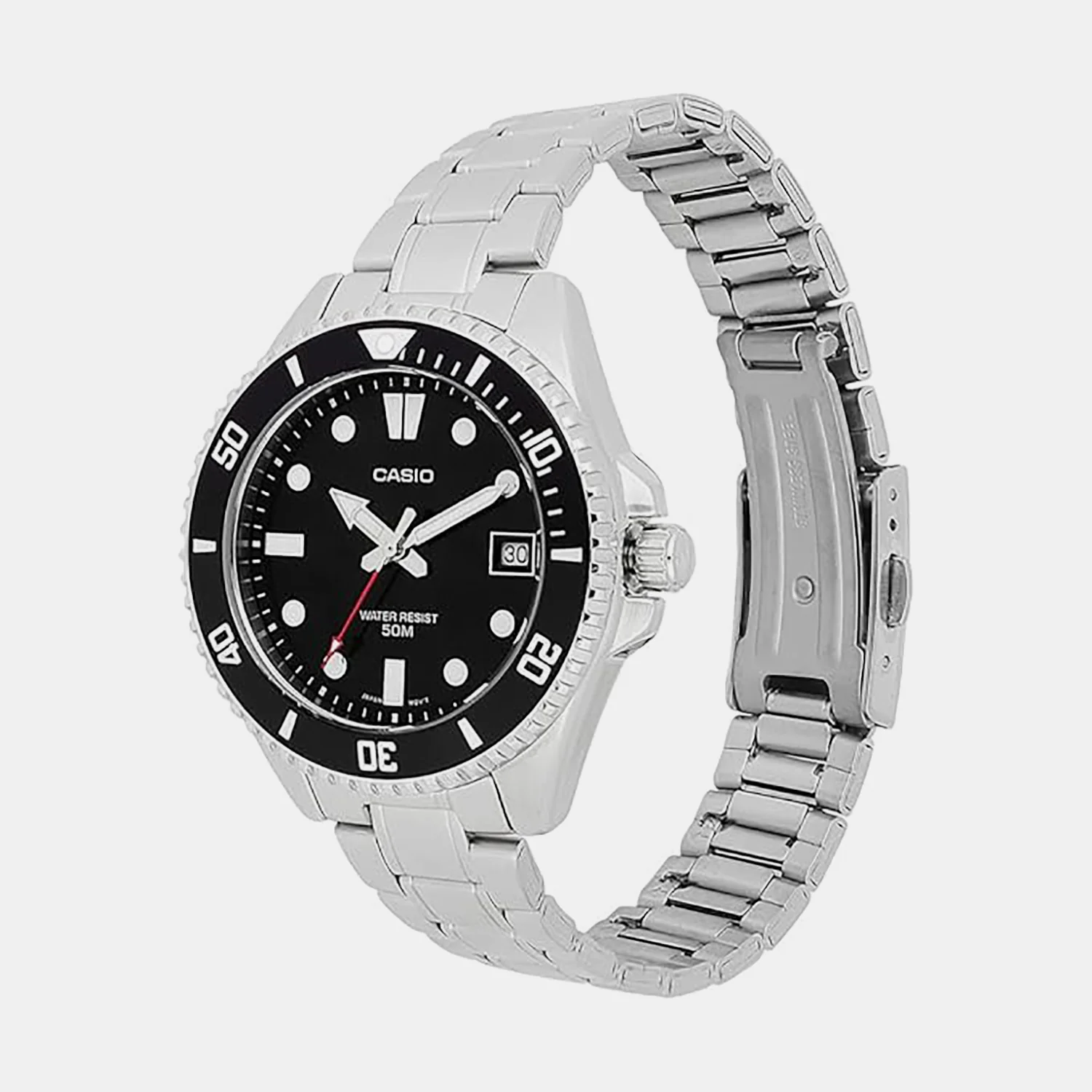 Enticer Men Quartz Black Dial Analog Stainless Steel Watch A2195 - Image 5