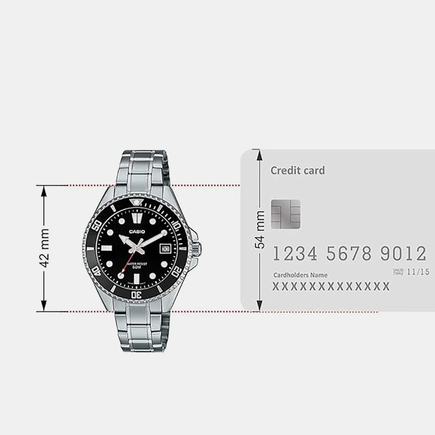 Enticer Men Quartz Black Dial Analog Stainless Steel Watch A2195 - Image 7