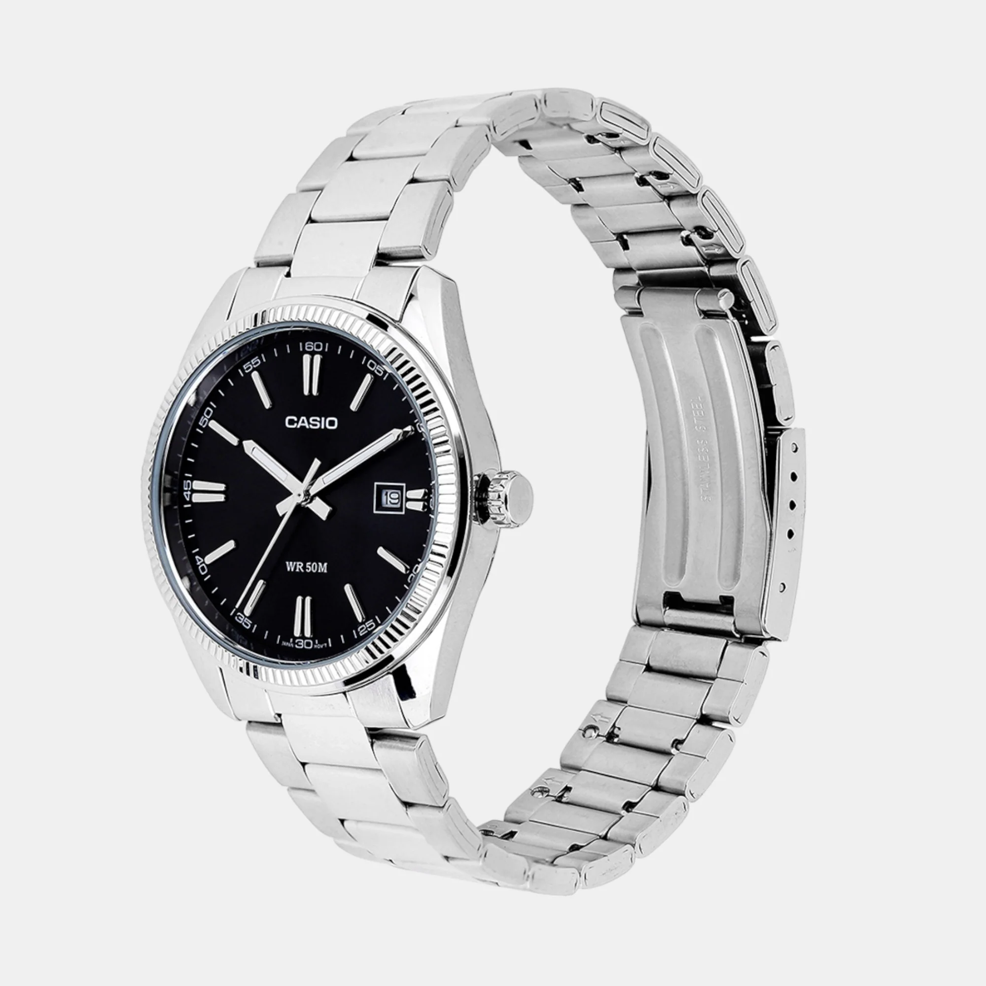 Enticer Men Quartz Black Dial Analog Stainless Steel Watch A2226 - Image 3